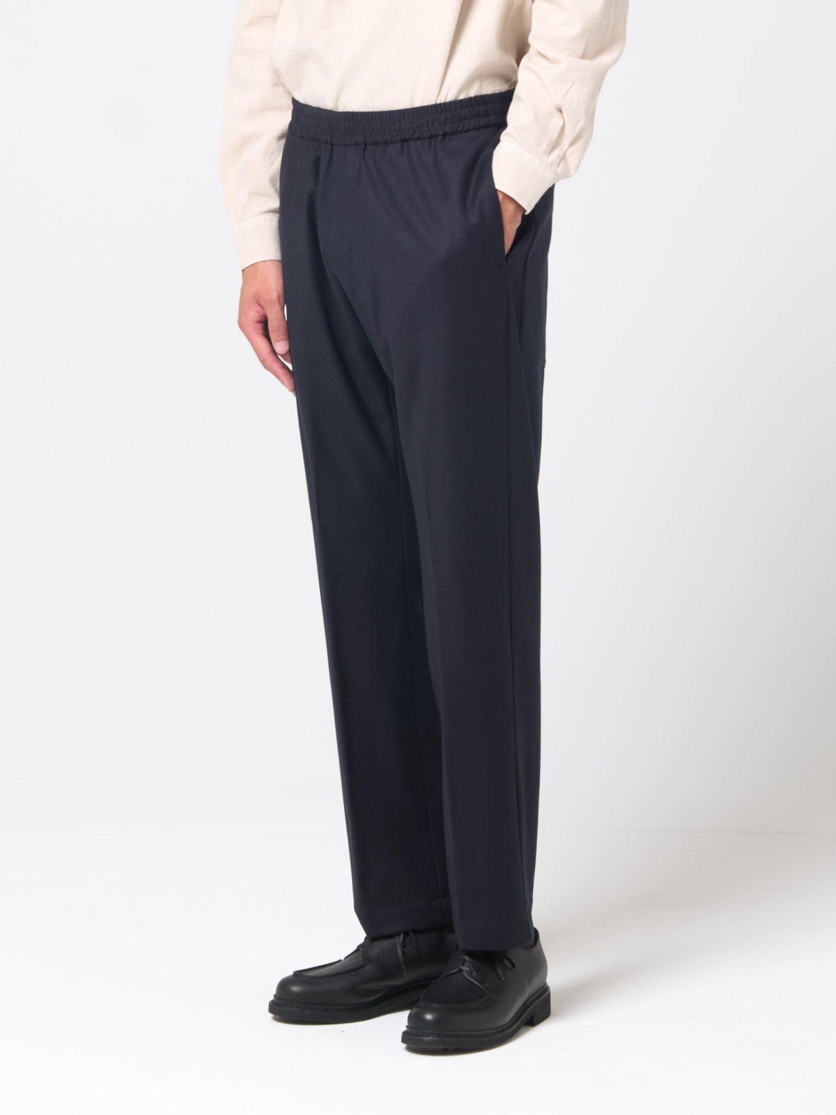 Pantalon Bativoga Flan, Bleu Marine