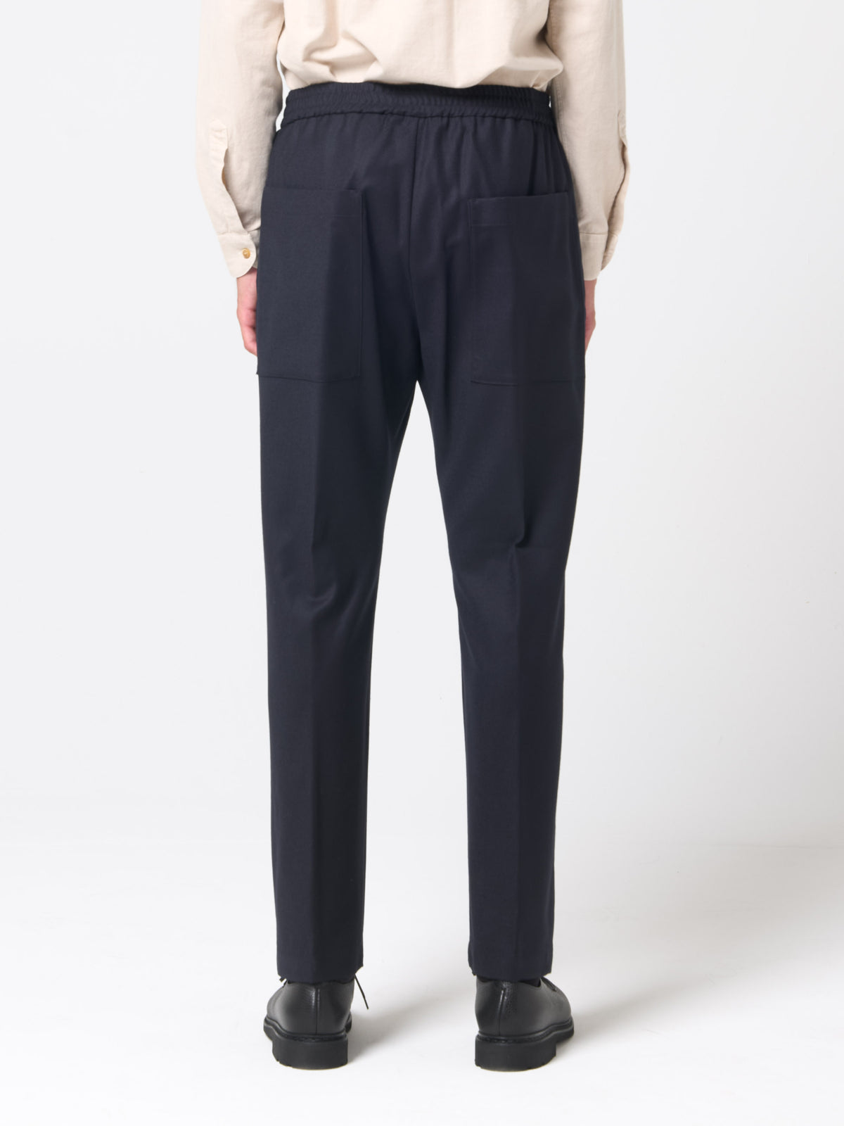 Pantalon Bativoga Flan, Bleu Marine