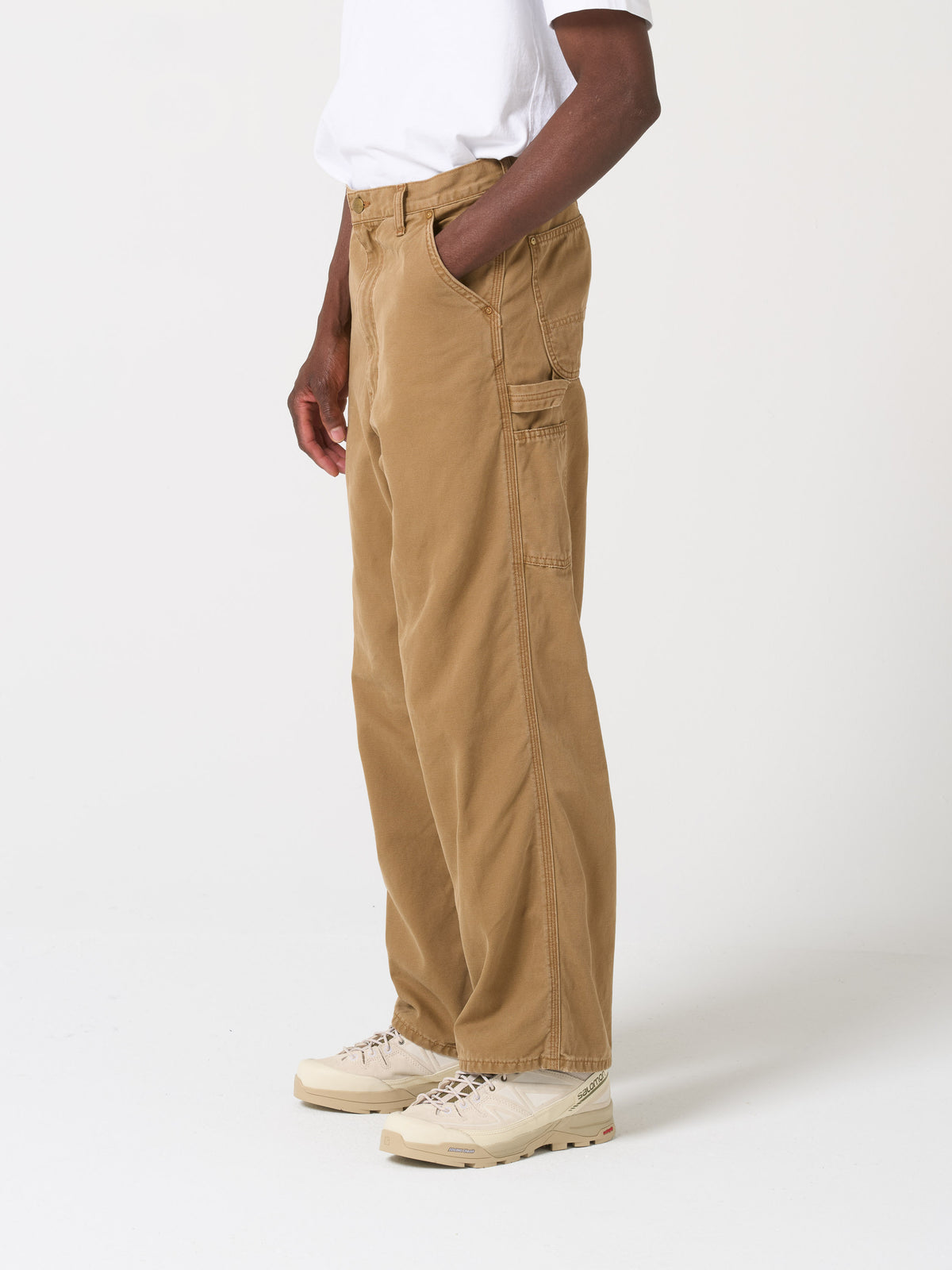Pantalon Dad Fit Painter, Beige