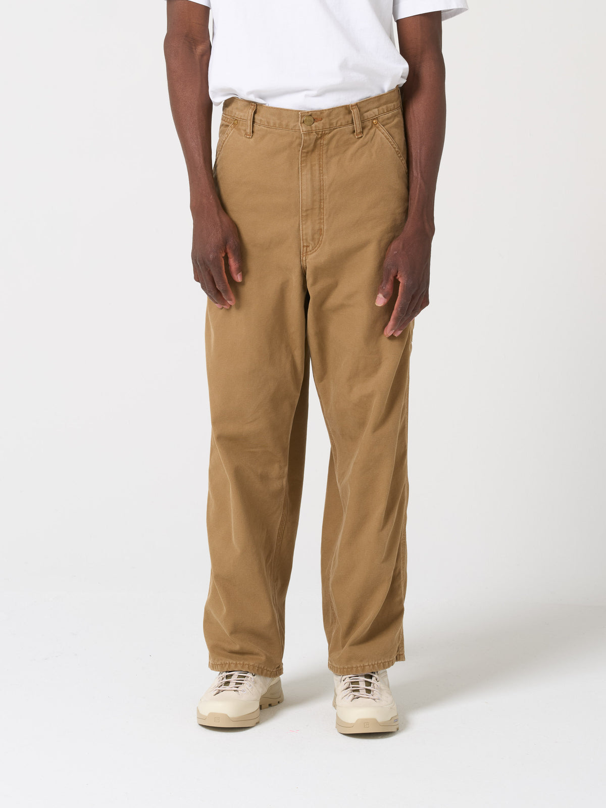 Pantalon Dad Fit Painter, Beige
