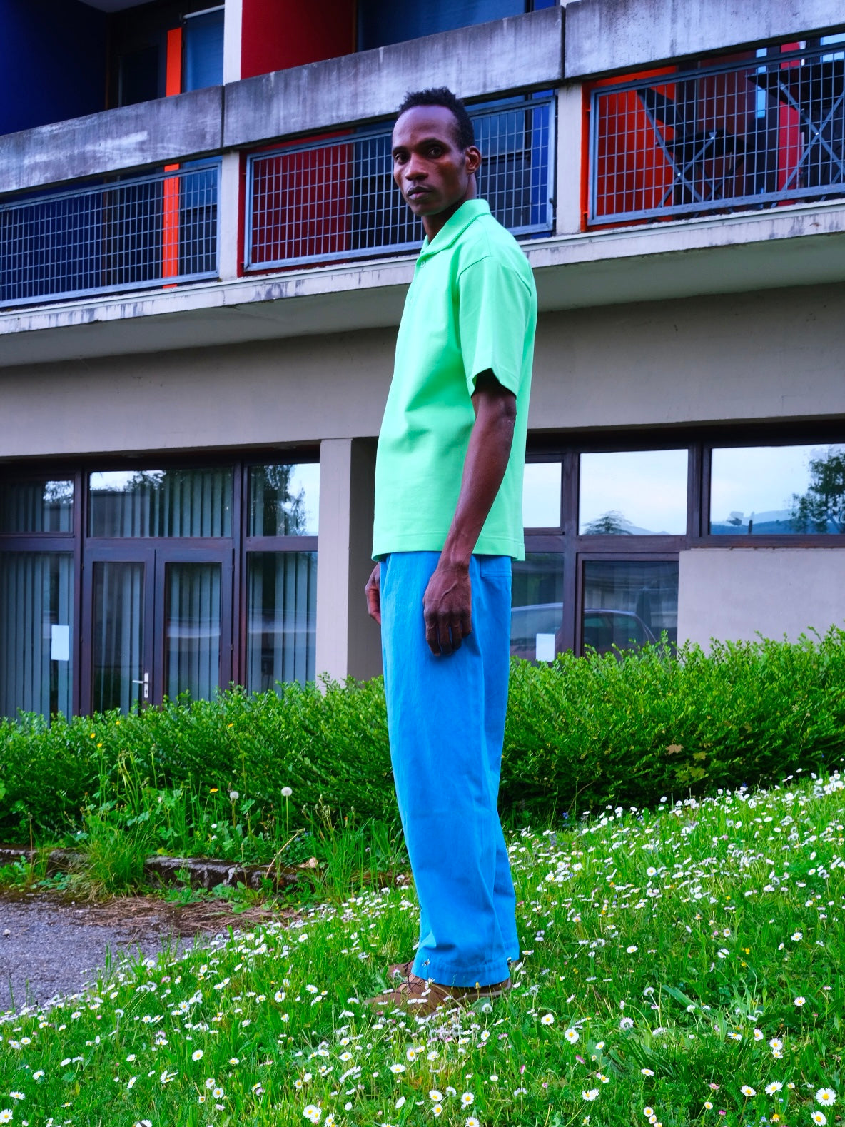 Pantalon Lux, Bleu Pastel