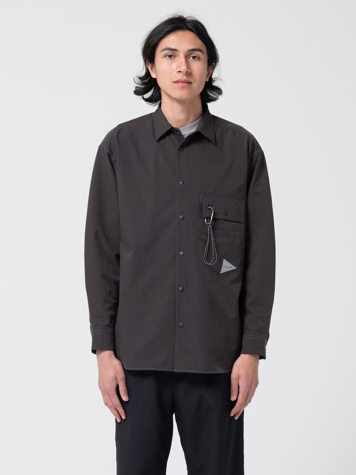 Chemise Respirante, Gris Foncé