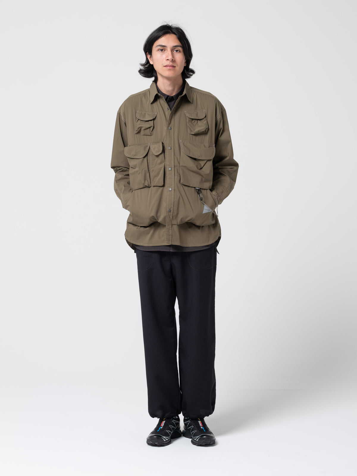 Chemises Multi Poches, Vert Olive
