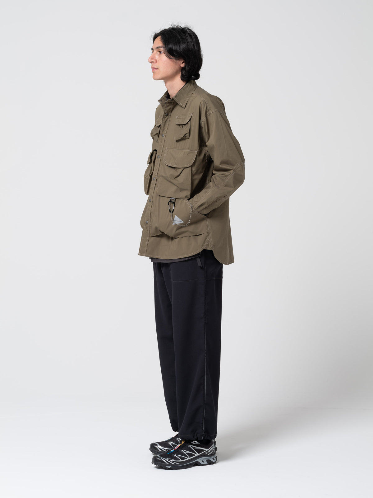 Chemises Multi Poches, Vert Olive