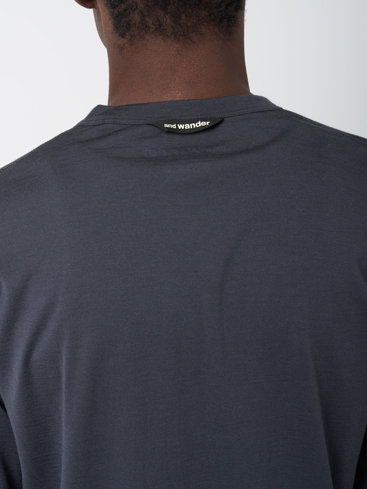 T-shirt Merino Base, Gris Foncé