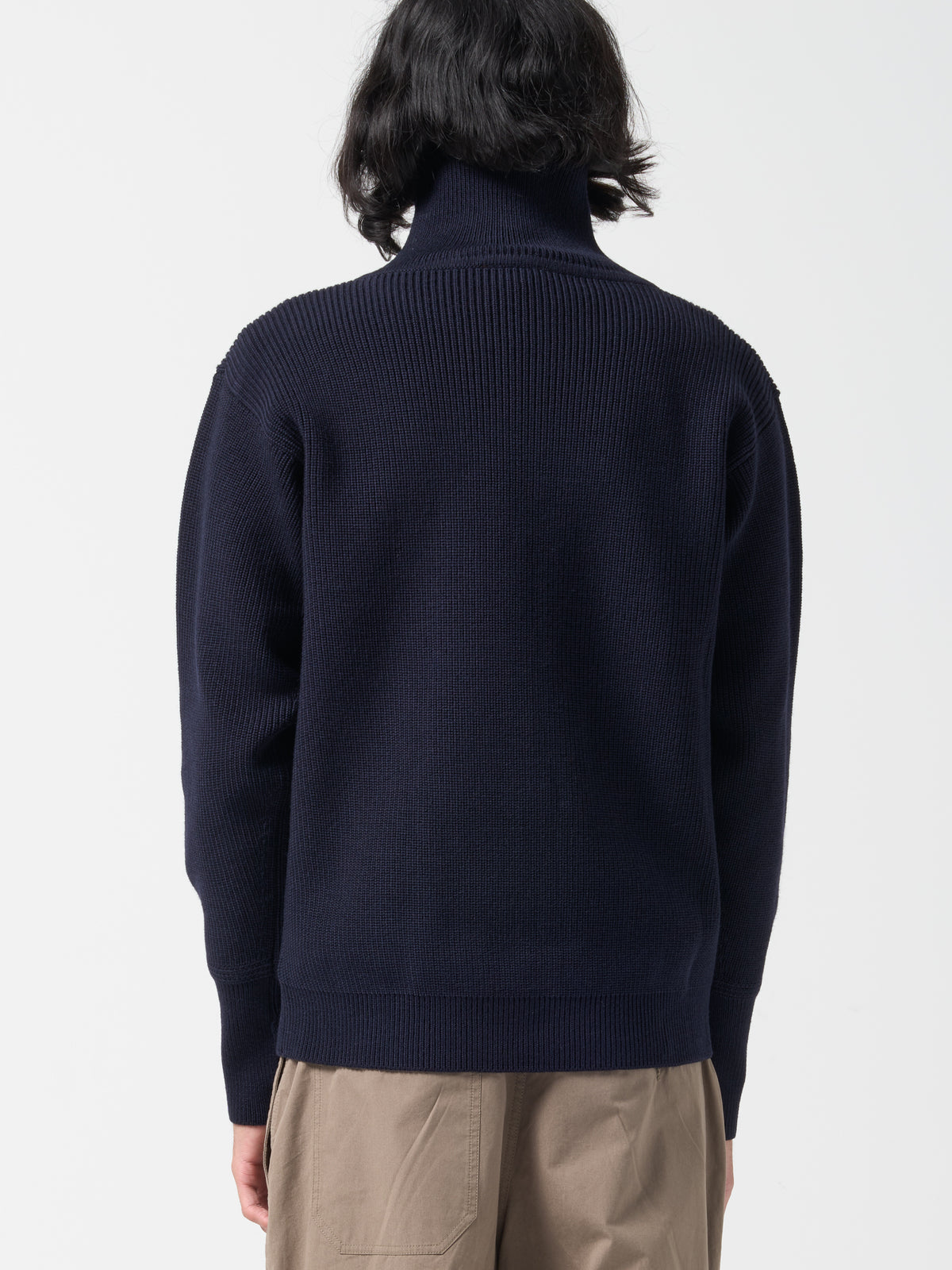 Pull Col Camionneur, Bleu Marine