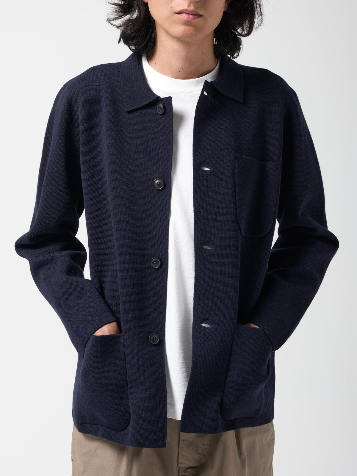 Veste de Travail, Bleu Marine