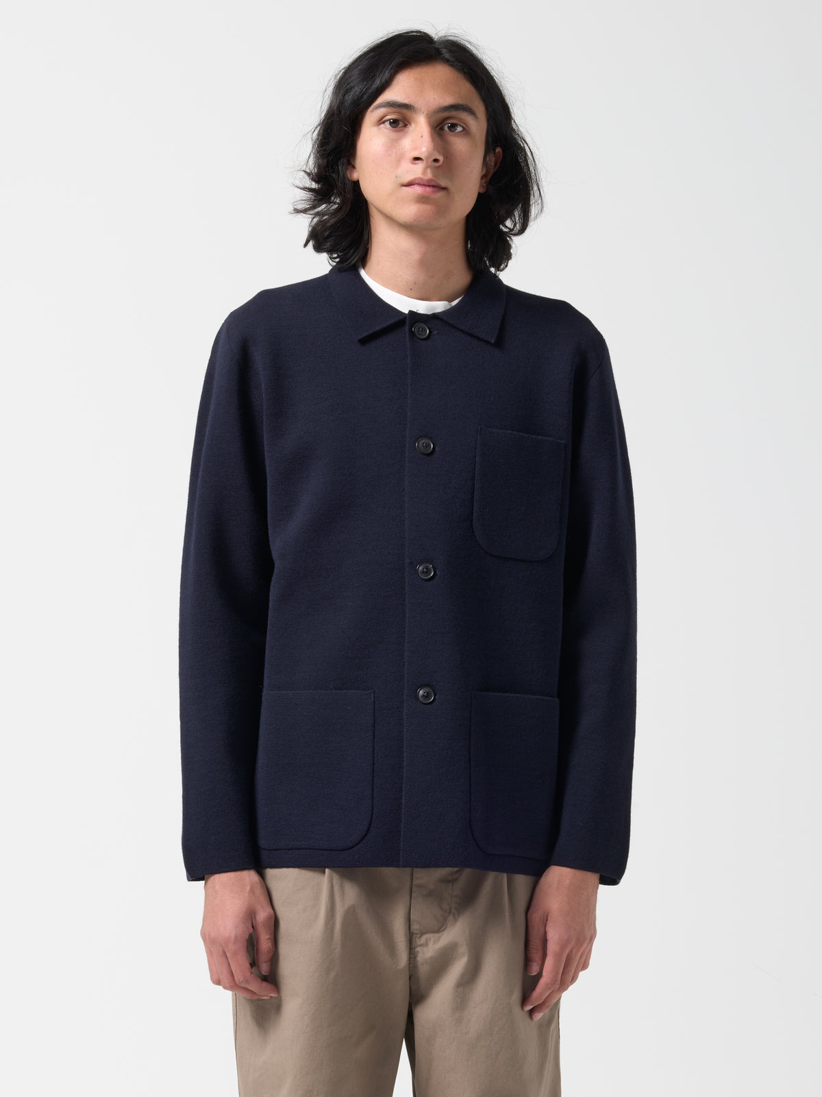 Veste de Travail, Bleu Marine