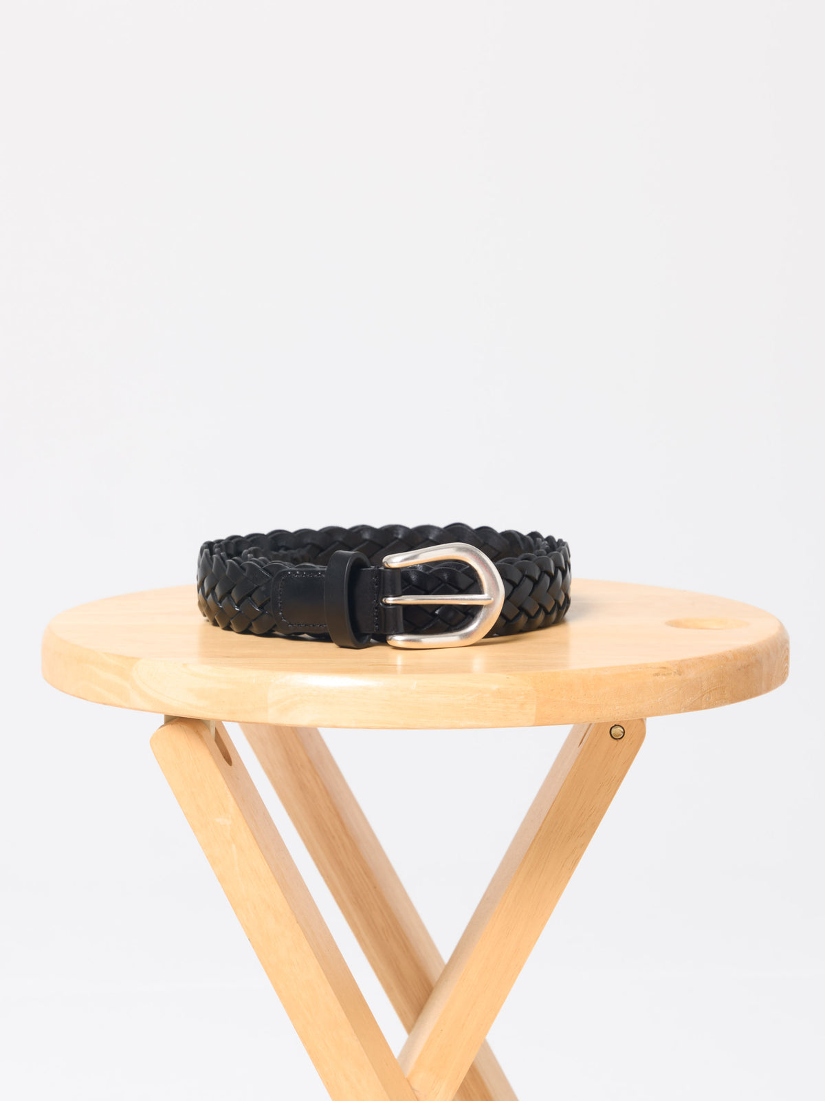 Ceinture Tressée, Noir