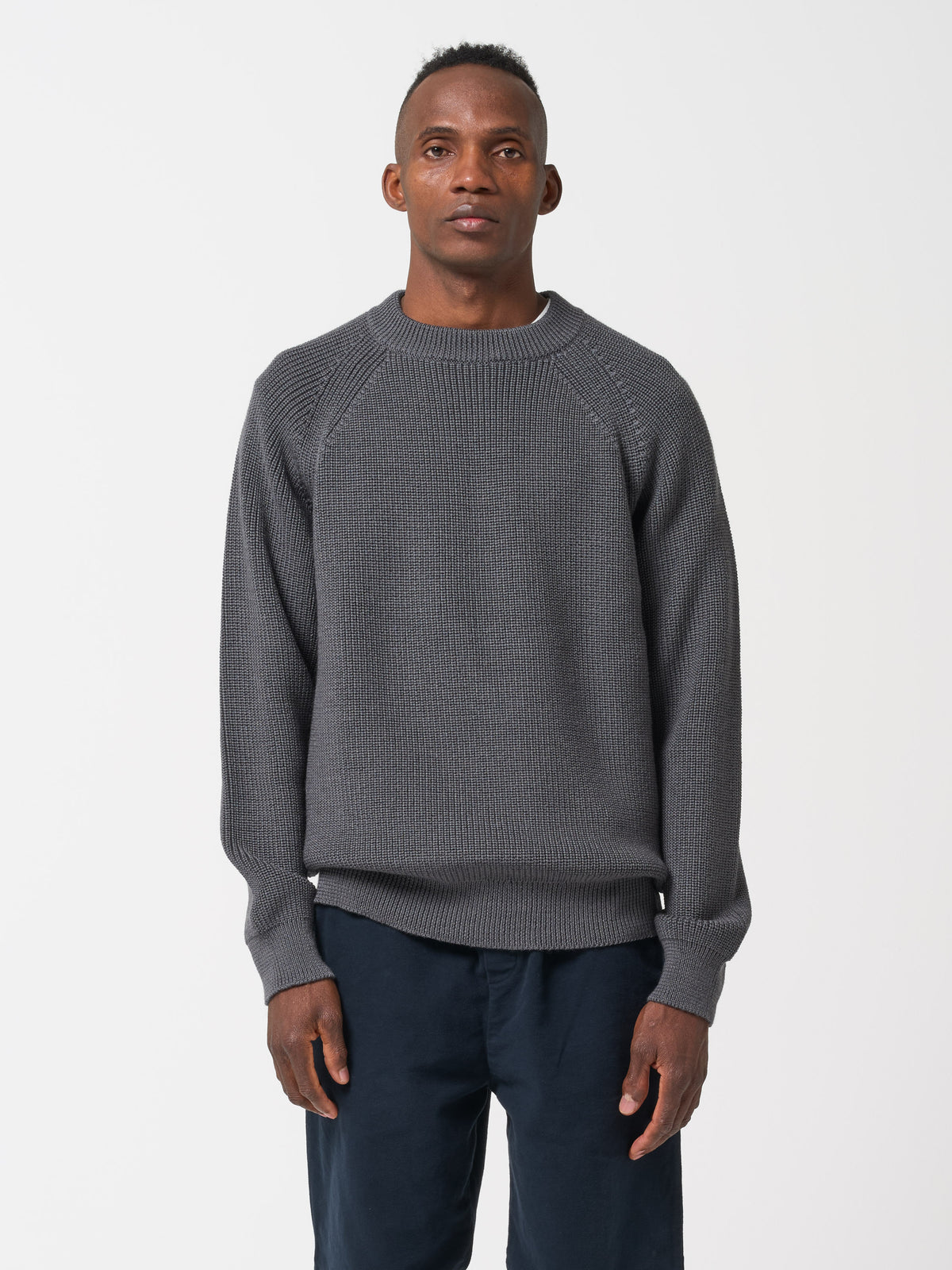 Pull Plano, Gris Foncé