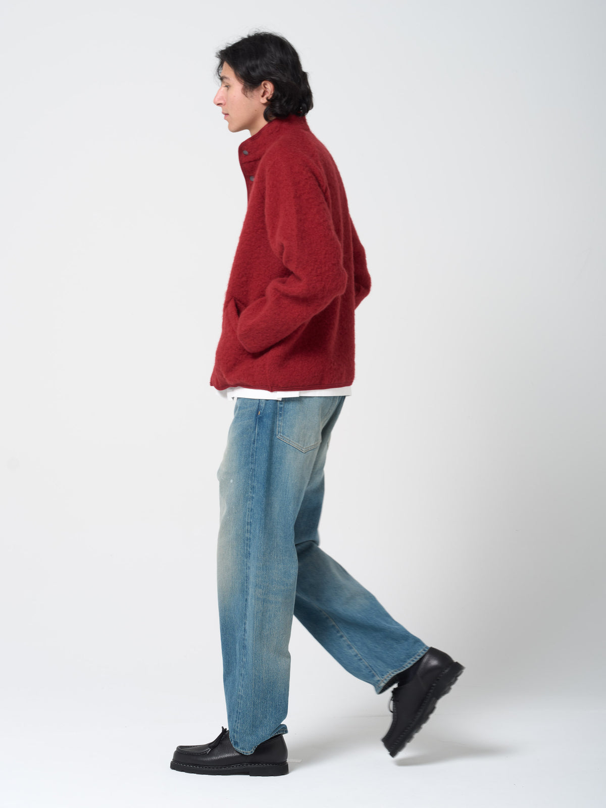 Polaire Contour J, Rouge