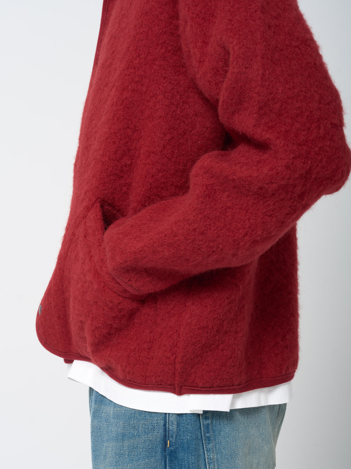 Polaire Contour J, Rouge