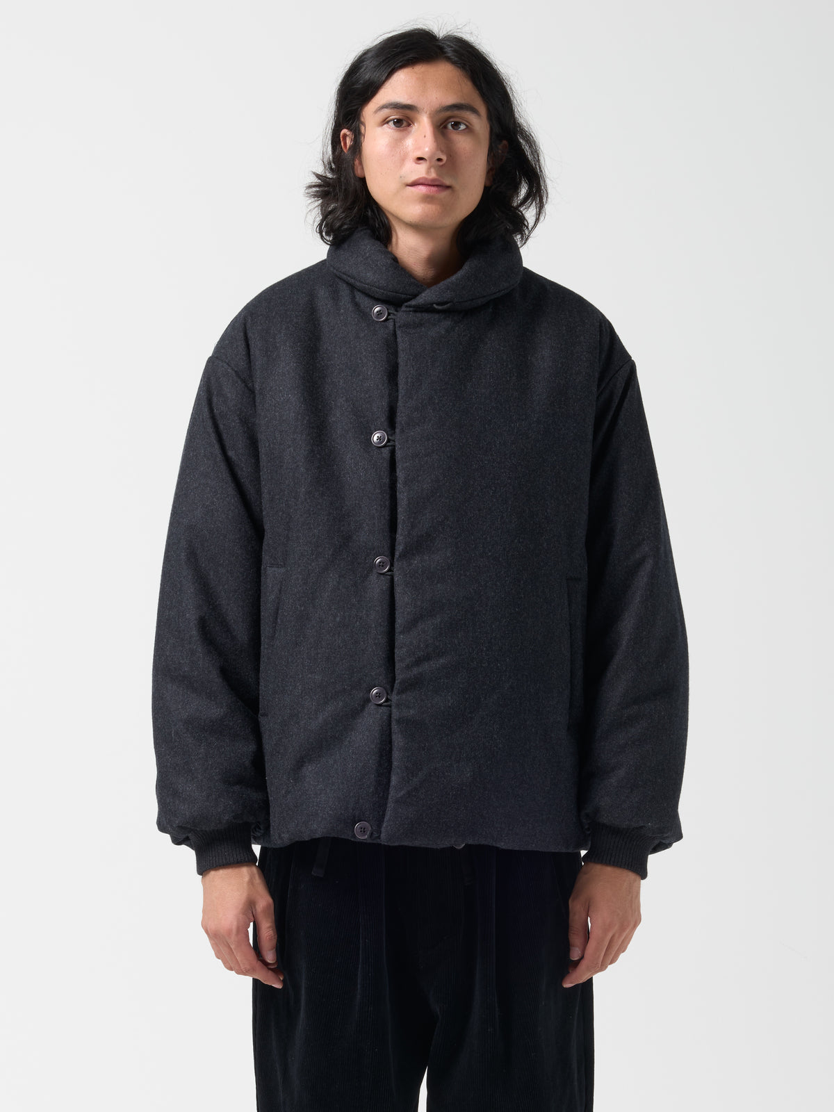Veste Loft Wool, Gris Foncé