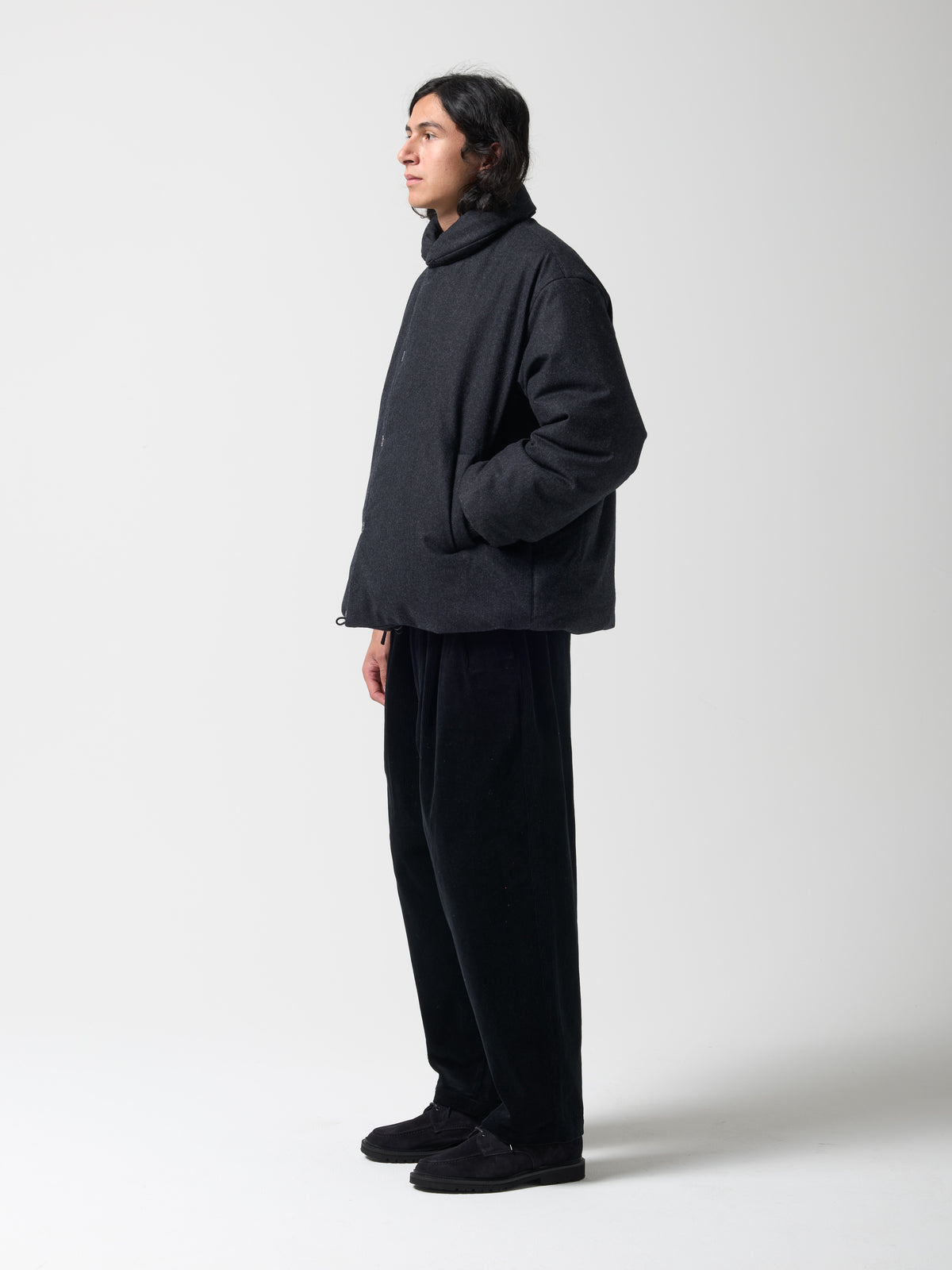 Veste Loft Wool, Gris Foncé