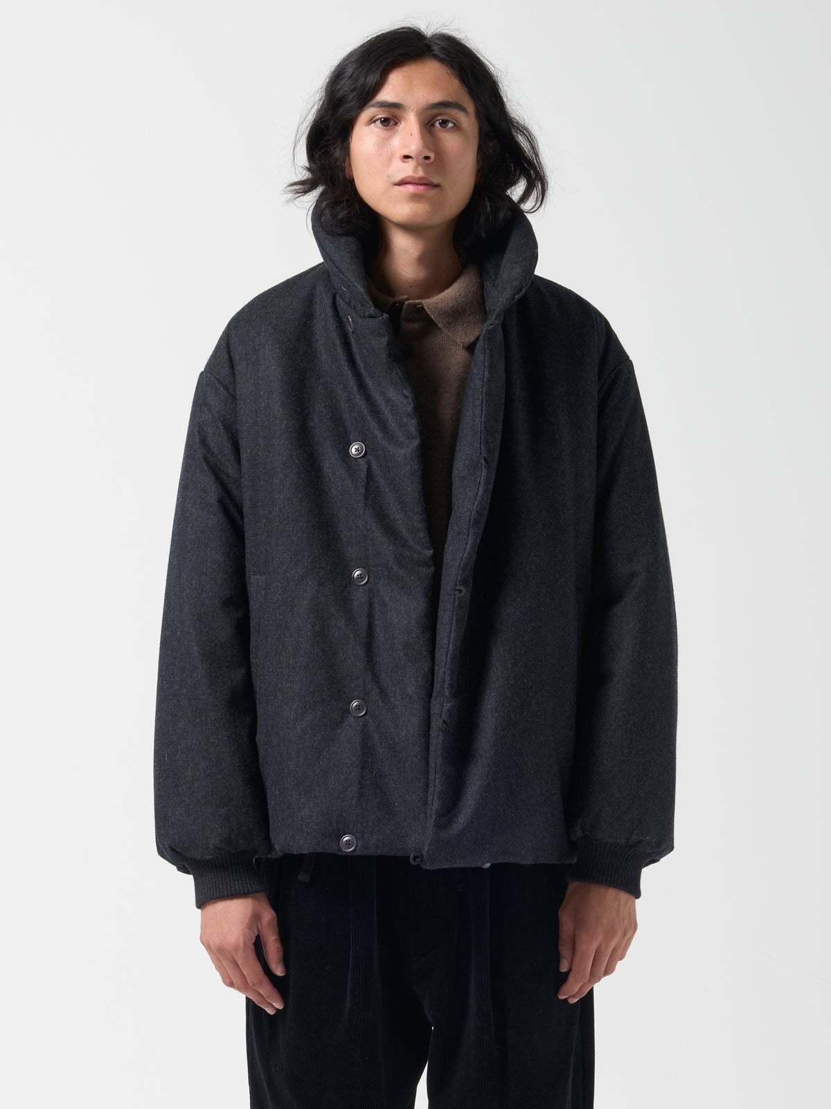 Veste Loft Wool, Gris Foncé