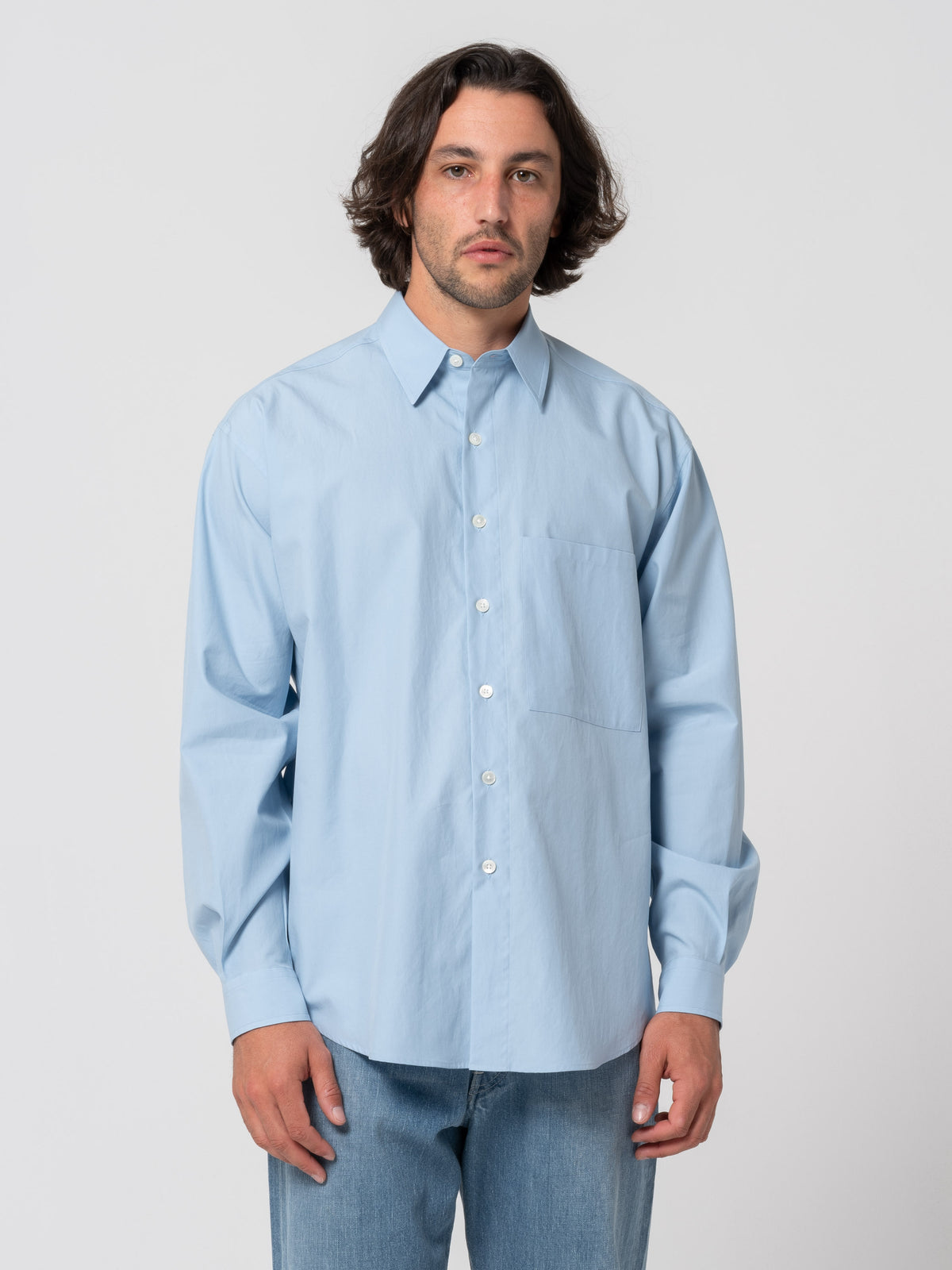 Chemise « Big Shirt », Bleu