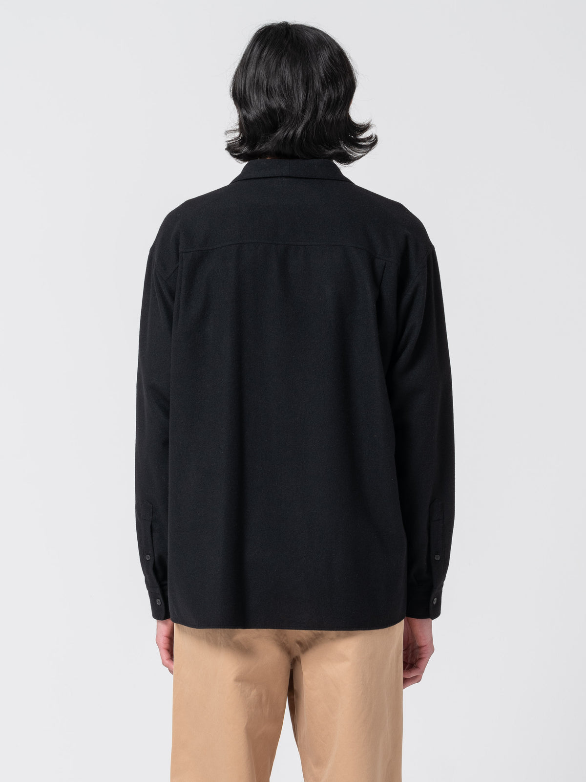 Chemise Airy Cachemire, Noir