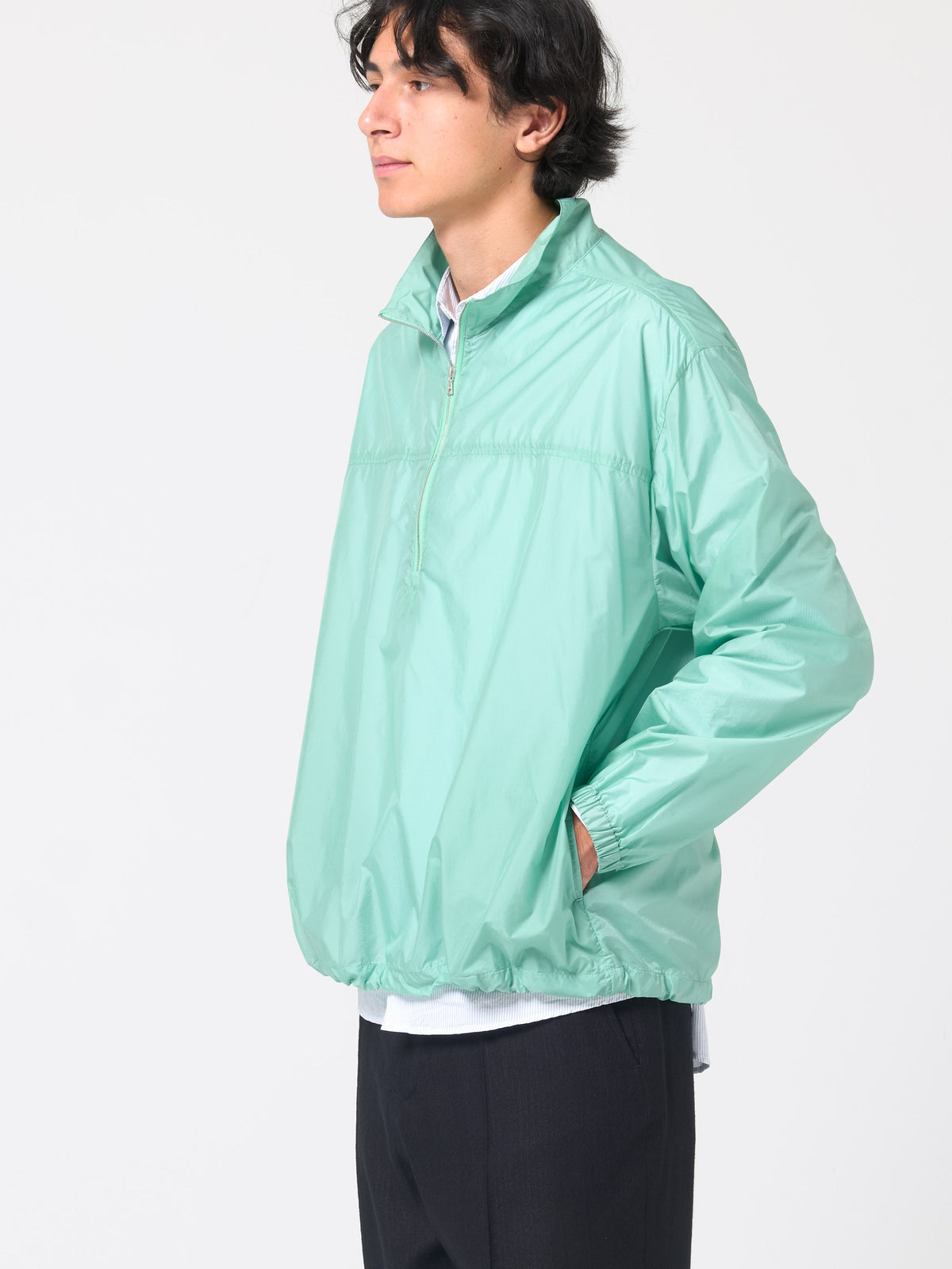 Blouson Léger en Nylon, Jade