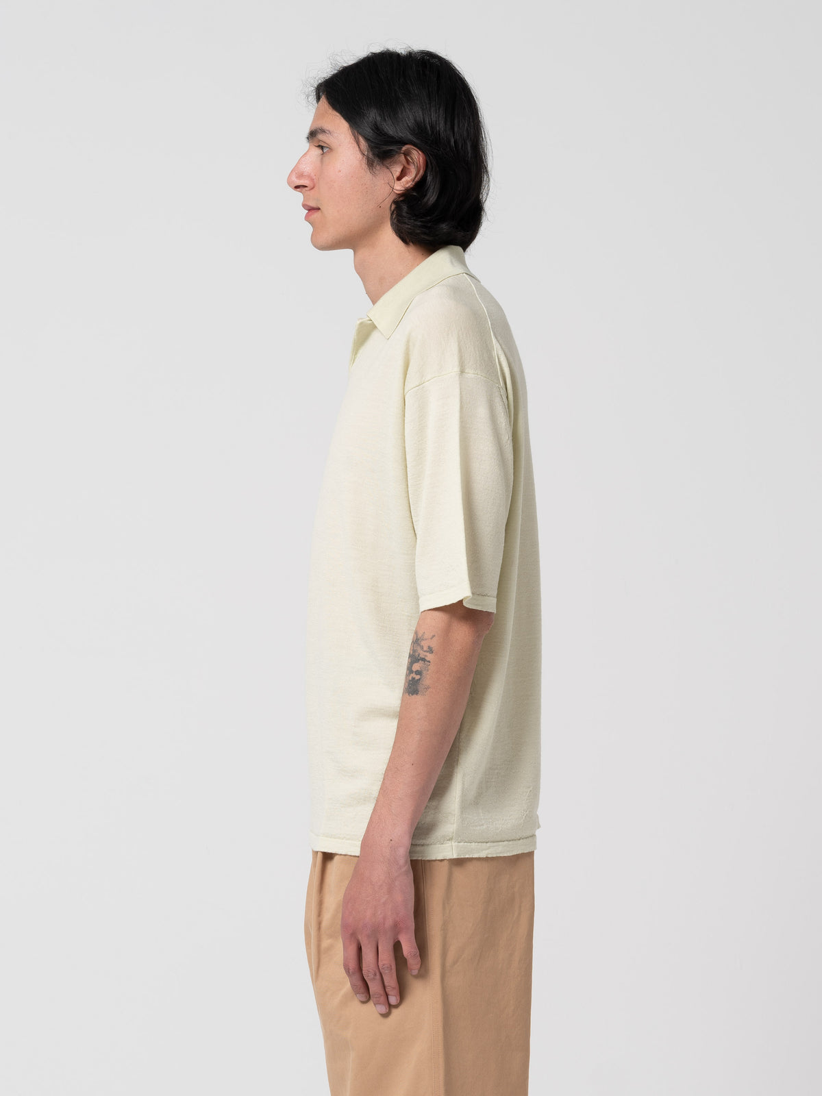 Polo en Laine, Pistache