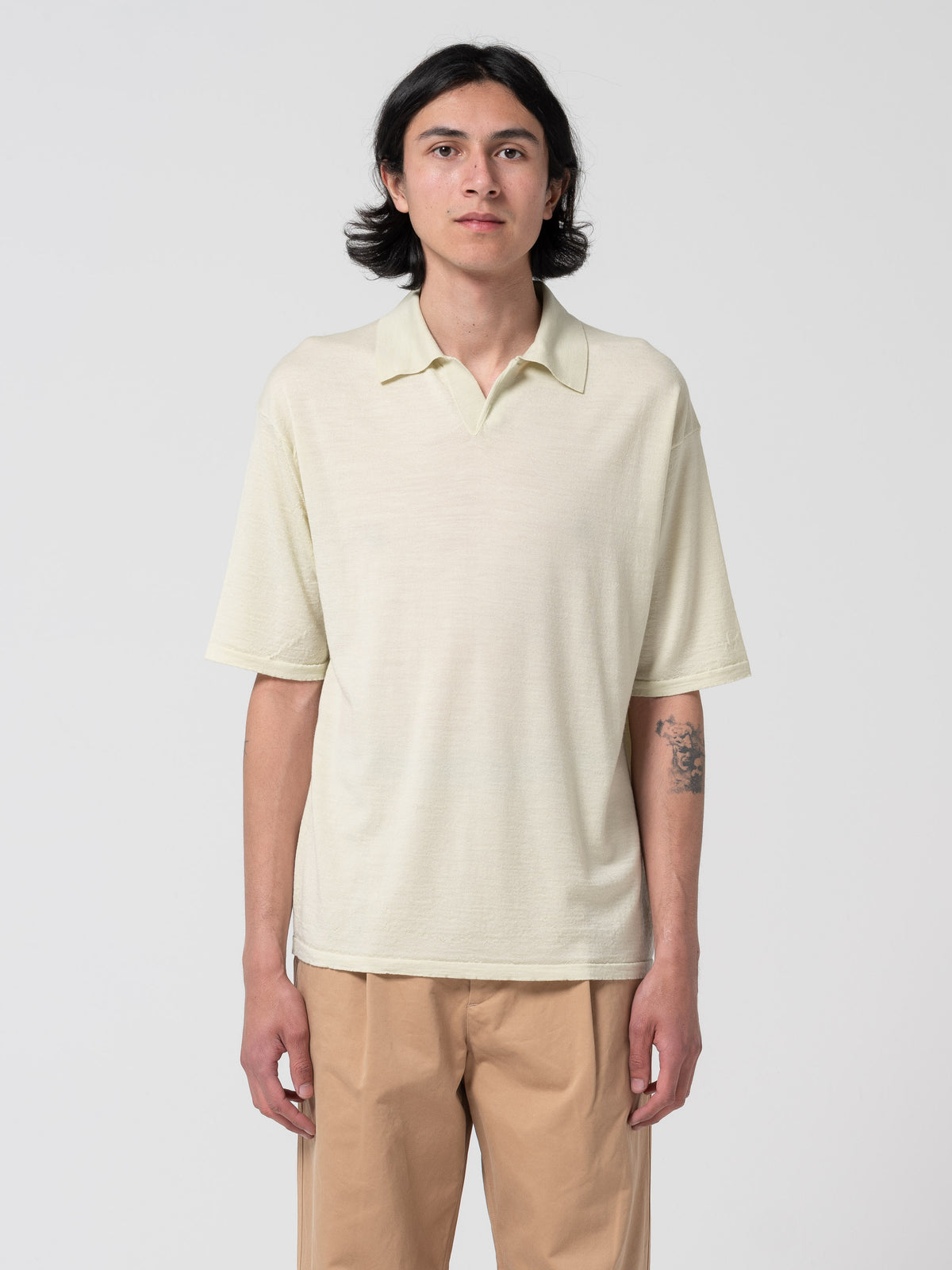 Polo en Laine, Pistache