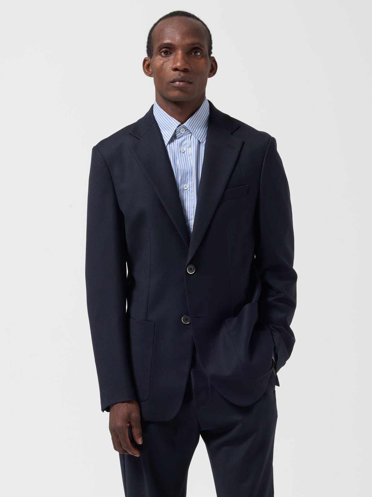 Veste Borgo Flan, Bleu Marine