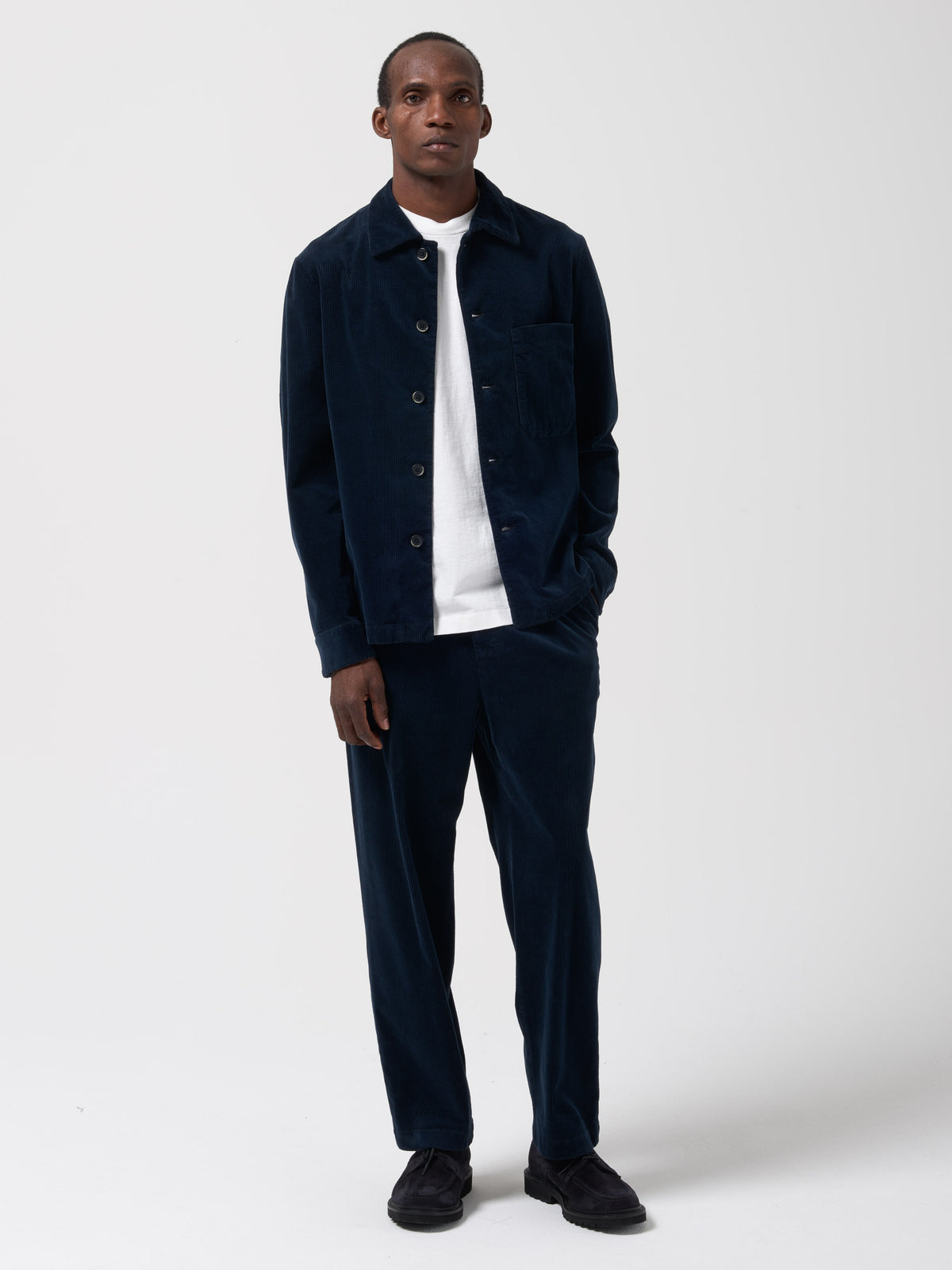 Pantalon Mazengo Cortivo, Bleu Marine