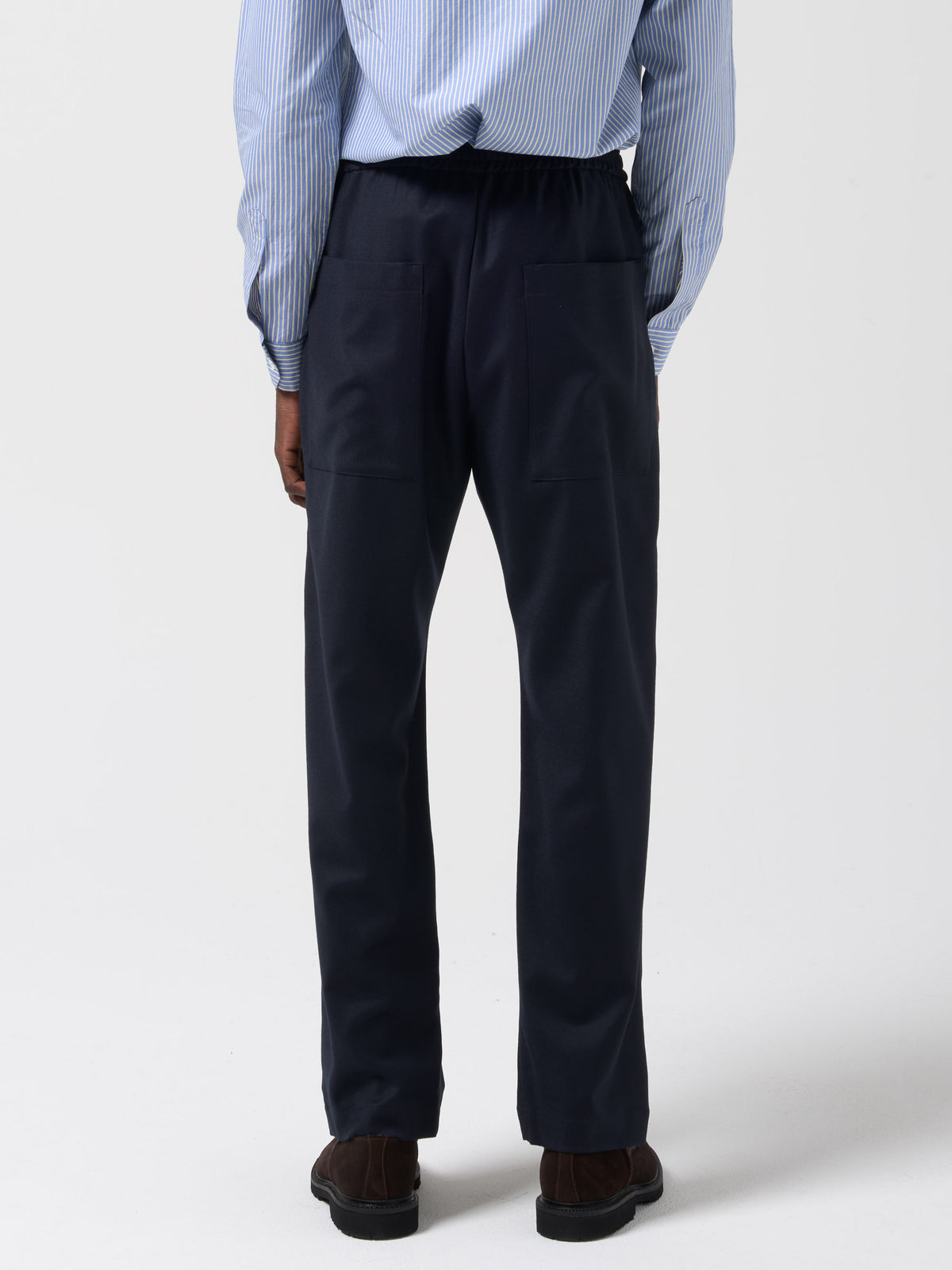 Pantalon Bativoga Flan, Bleu Marine