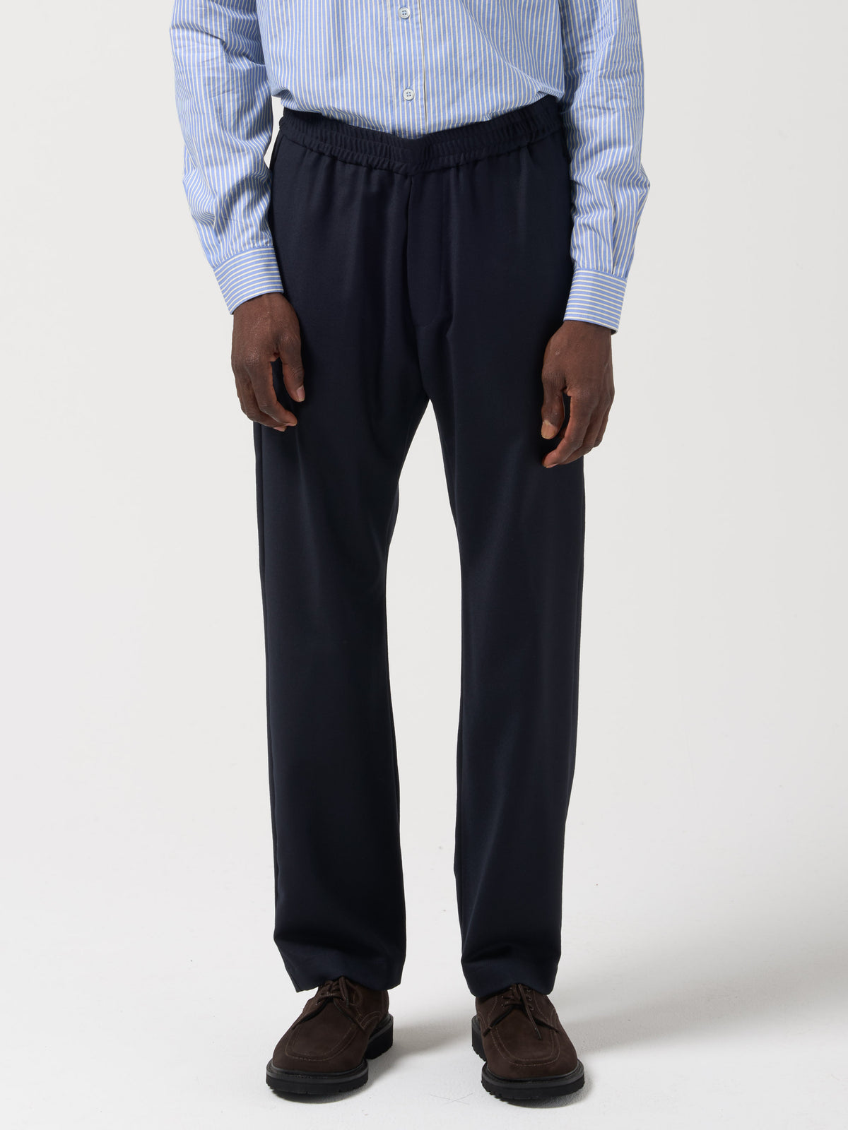 Pantalon Bativoga Flan, Bleu Marine