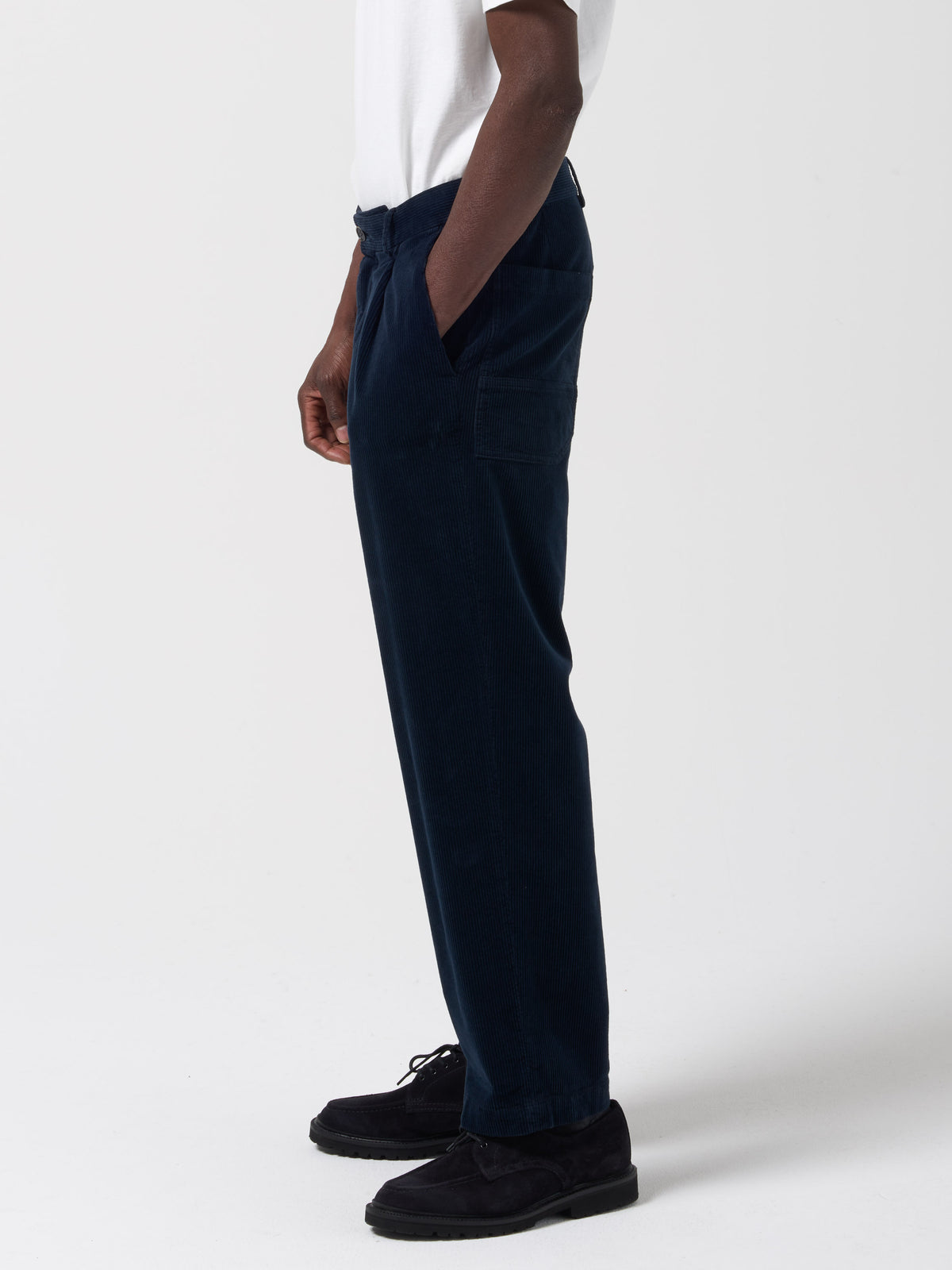 Pantalon Mazengo Cortivo, Bleu Marine