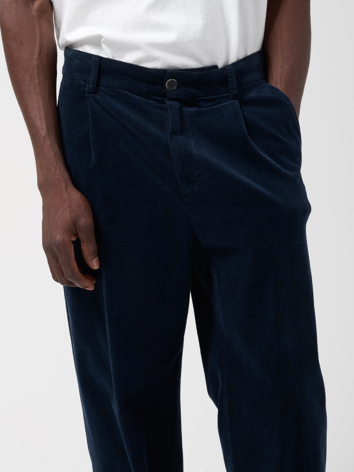 Pantalon Mazengo Cortivo, Bleu Marine