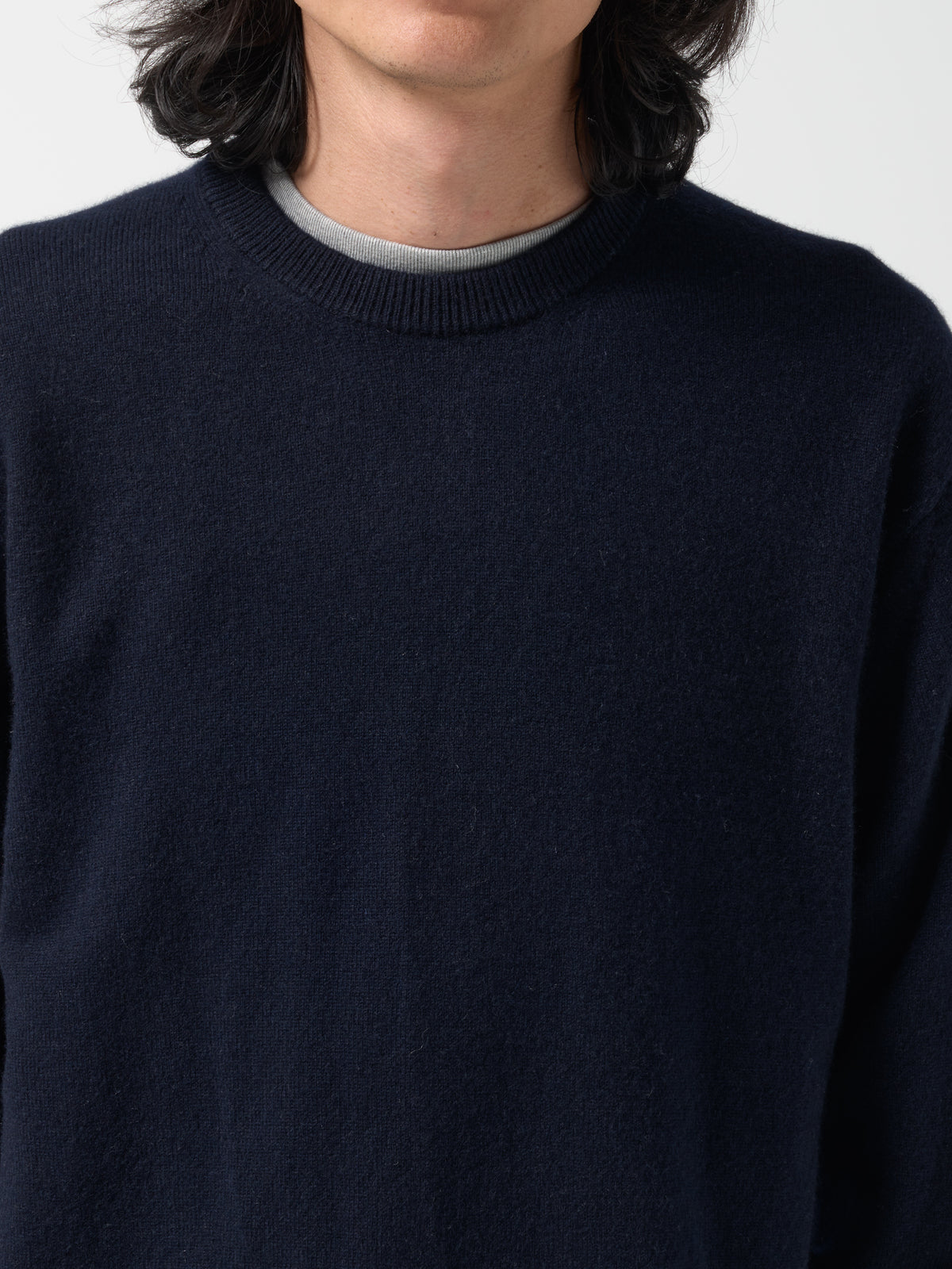 Pull Col Rond Innocent, Bleu Marine