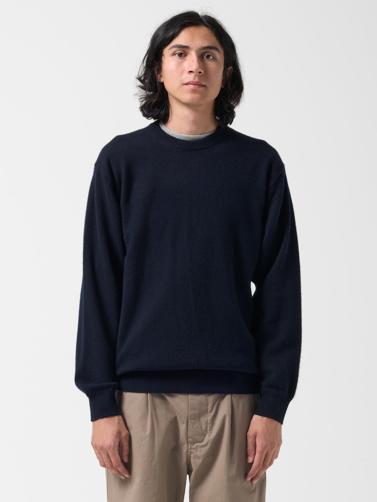 Pull Col Rond Innocent, Bleu Marine