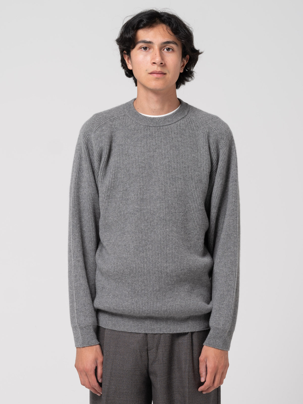 Pull Innocent Cachemire, Gris Clair