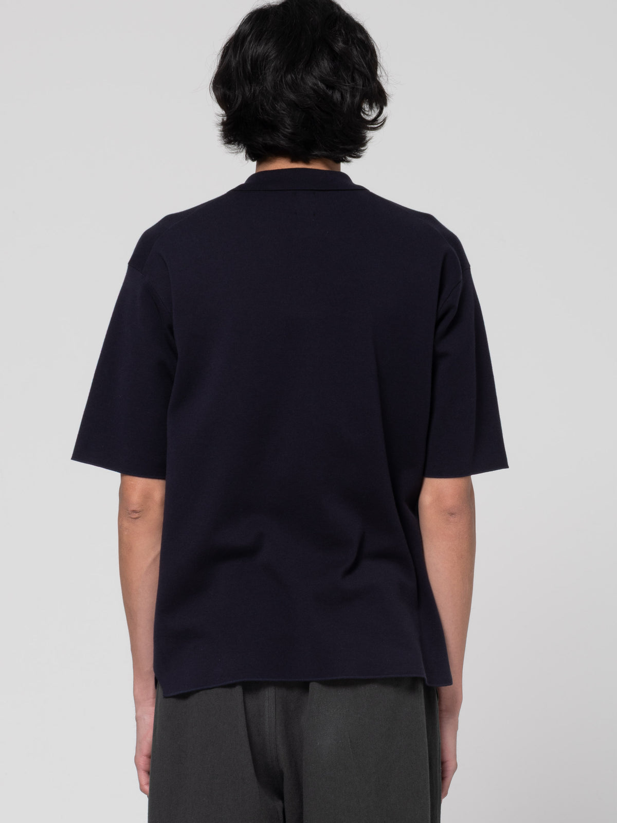 Polo Smooth Knit, Bleu Marine