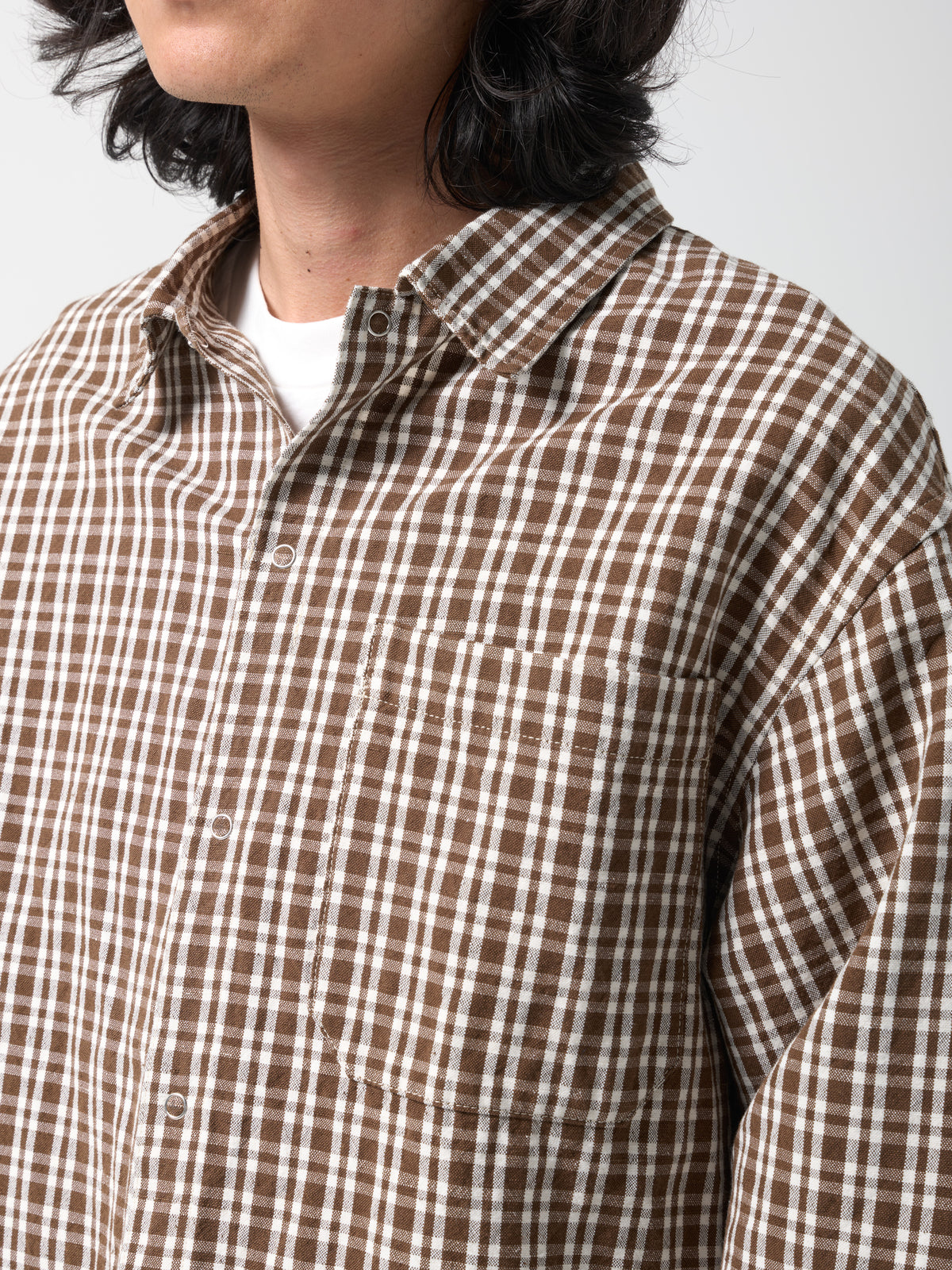 Chemise Snap, Kelsch Marron
