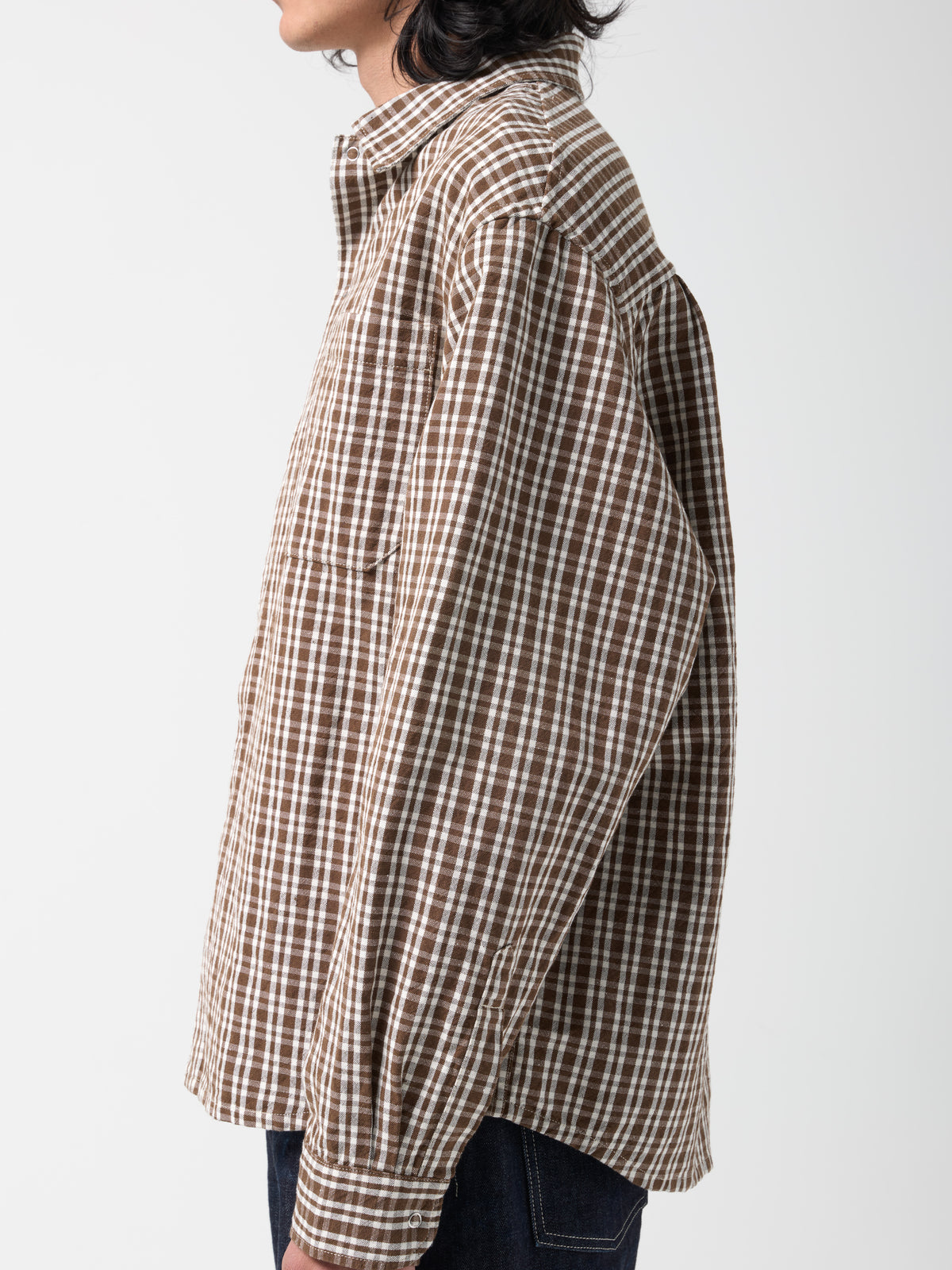 Chemise Snap, Kelsch Marron