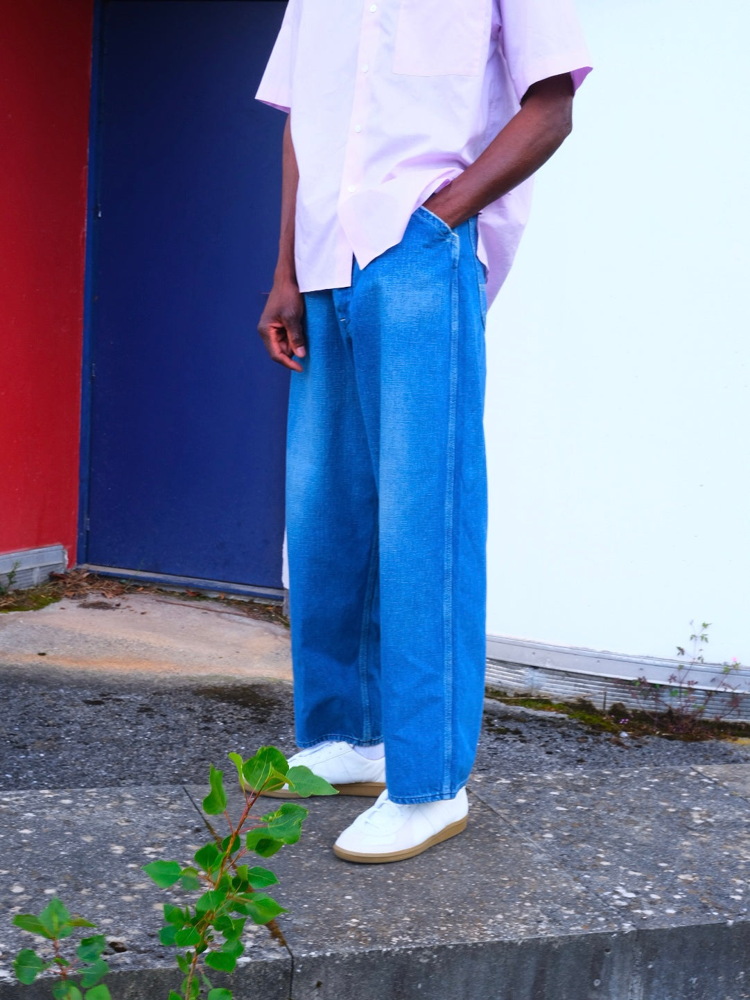 Pantalon Painter Wide, Denim Used