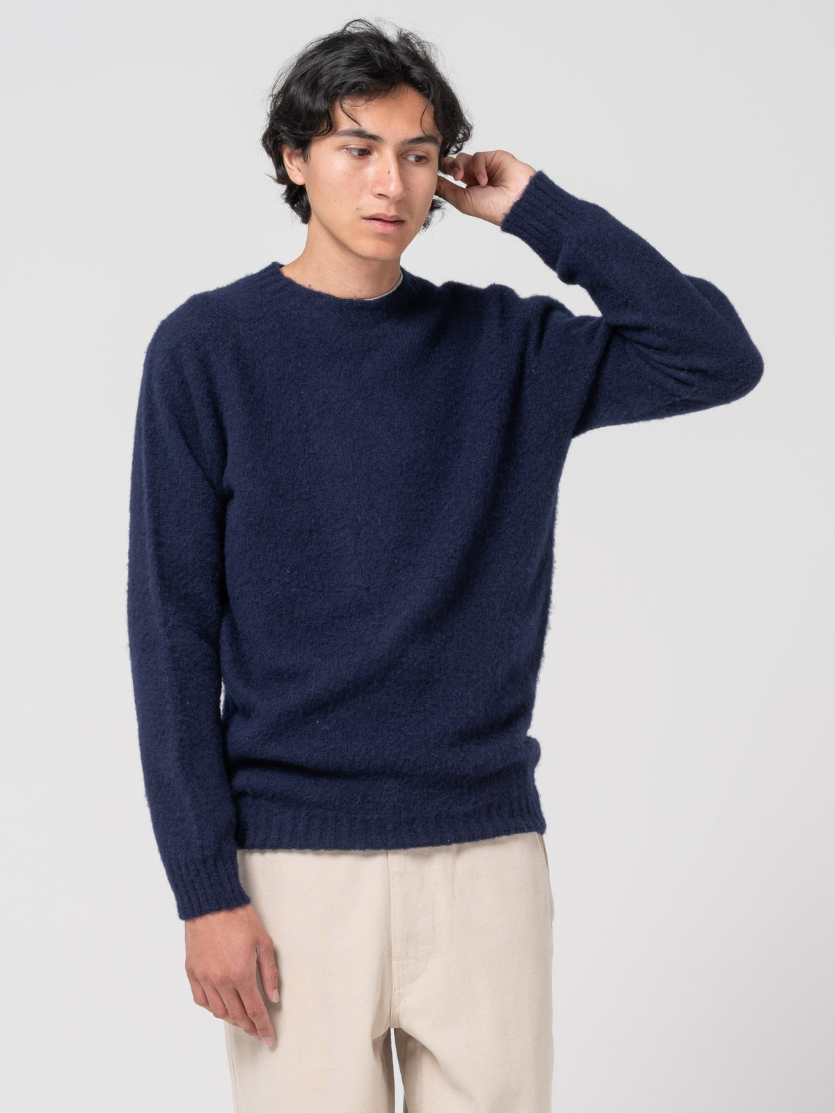 Pull Shaggy, Bleu Marine