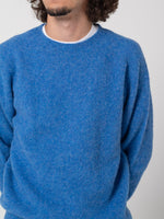 Pull en Shetland, Bleu Toon