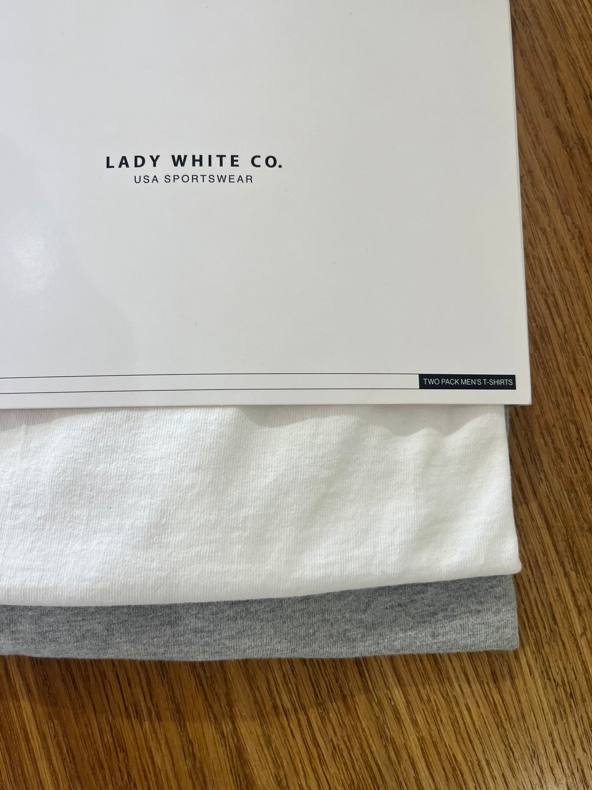 Our T-Shirt 2-Pack, Mix Blanc / Gris Chiné