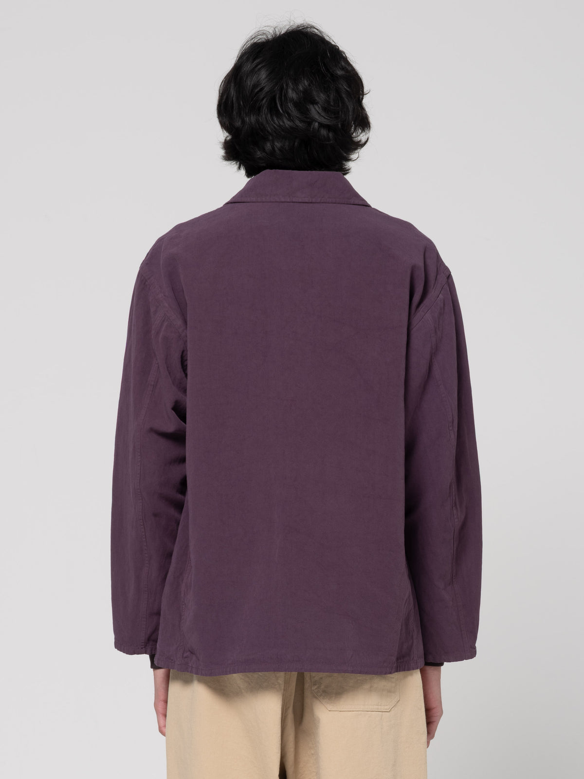 Veste de Travail en Gabardine, Violet
