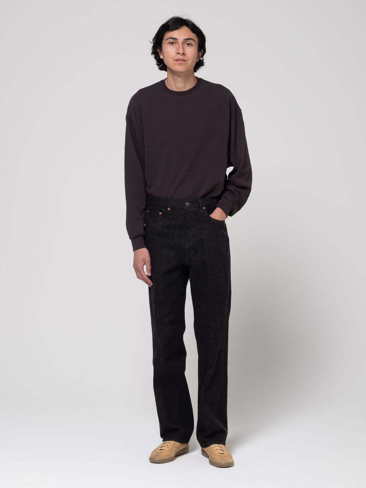 Jean Skate Shoecut, Black One Wash