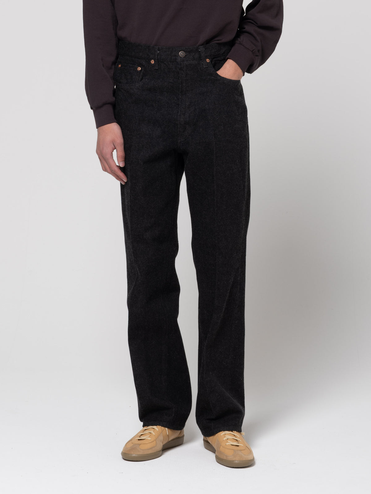 Jean Skate Shoecut, Black One Wash