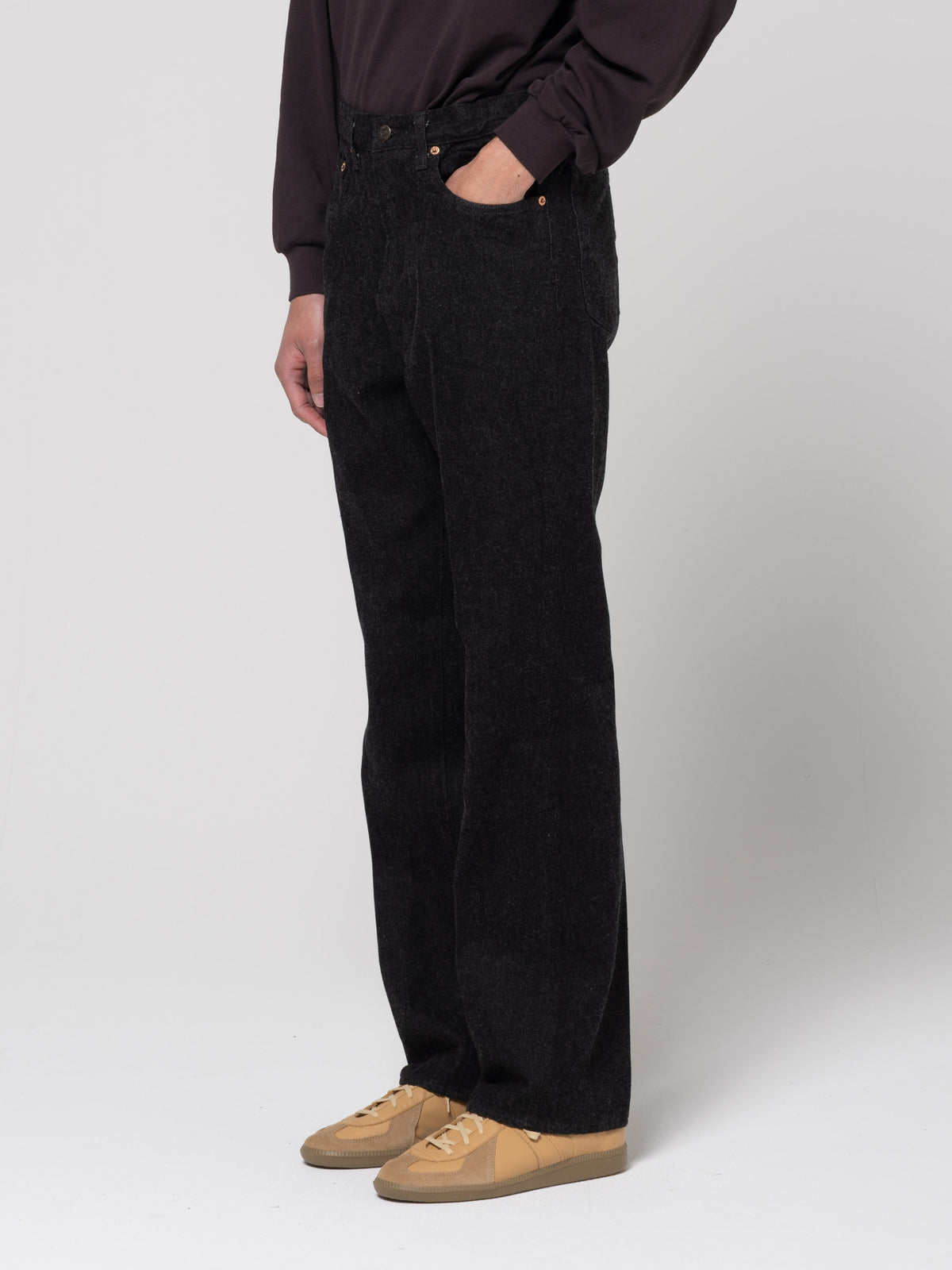 Jean Skate Shoecut, Black One Wash
