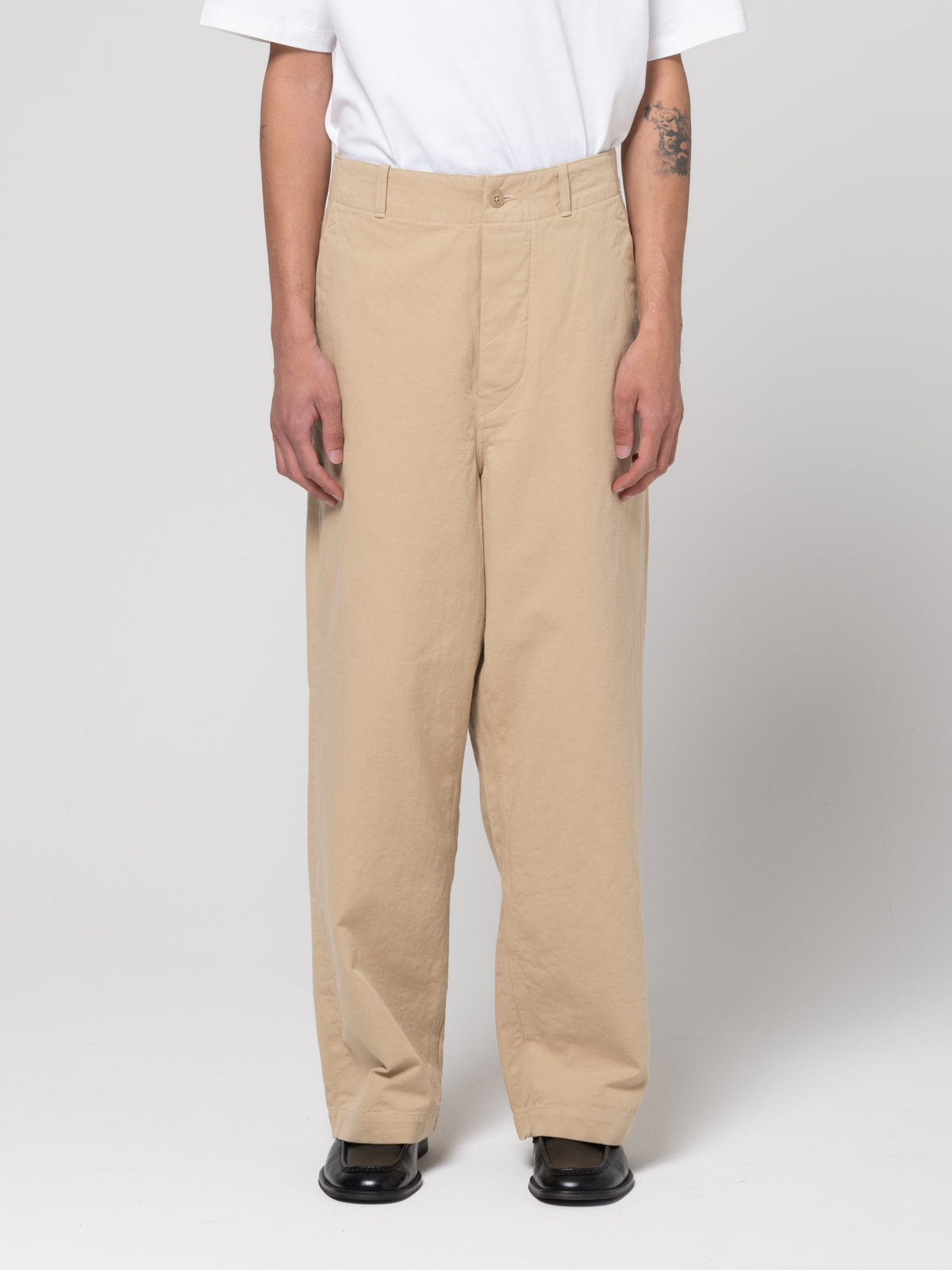 Pantalon Large Drill, Khaki