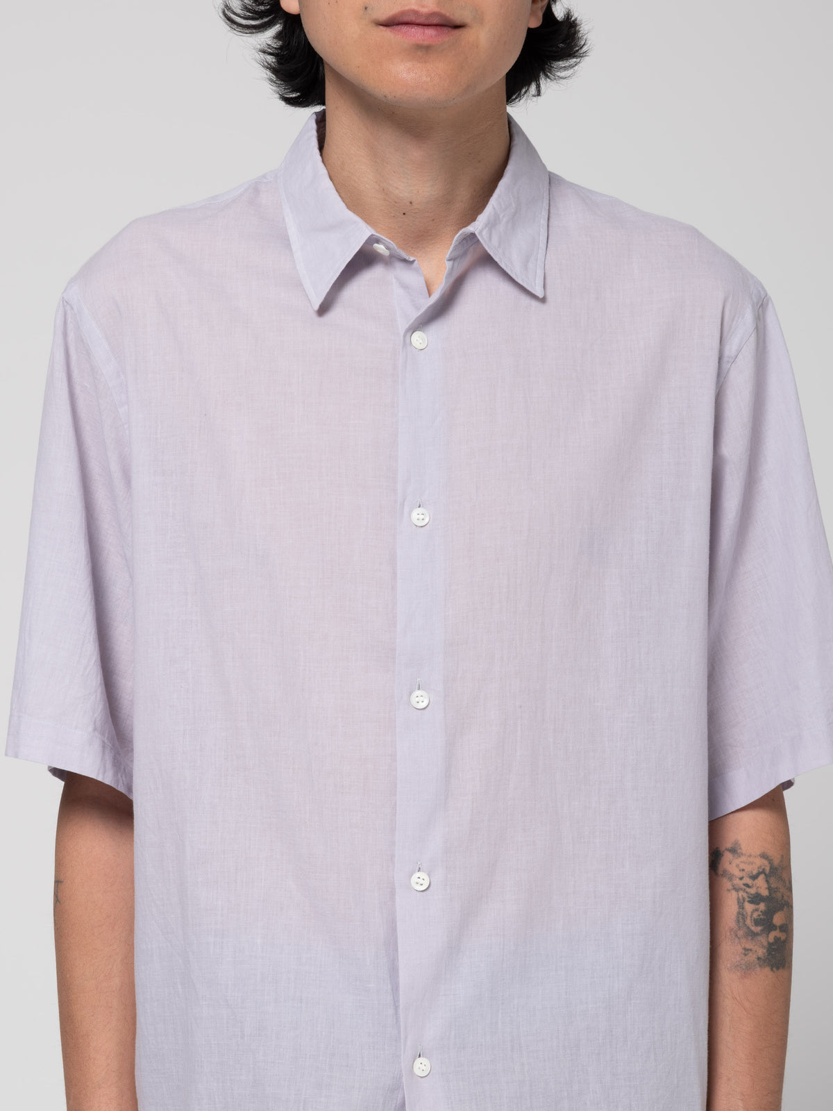 Chemise Manches Courtes Légère, Lavender
