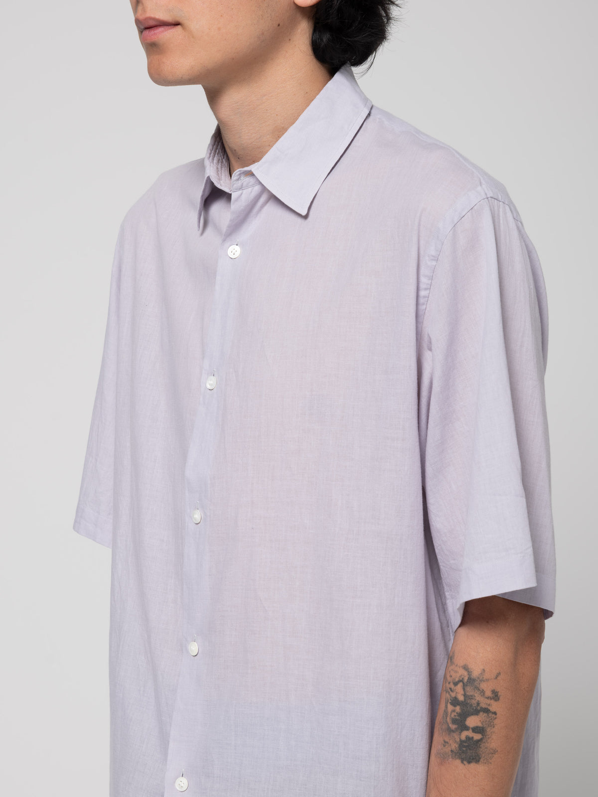 Chemise Manches Courtes Légère, Lavender