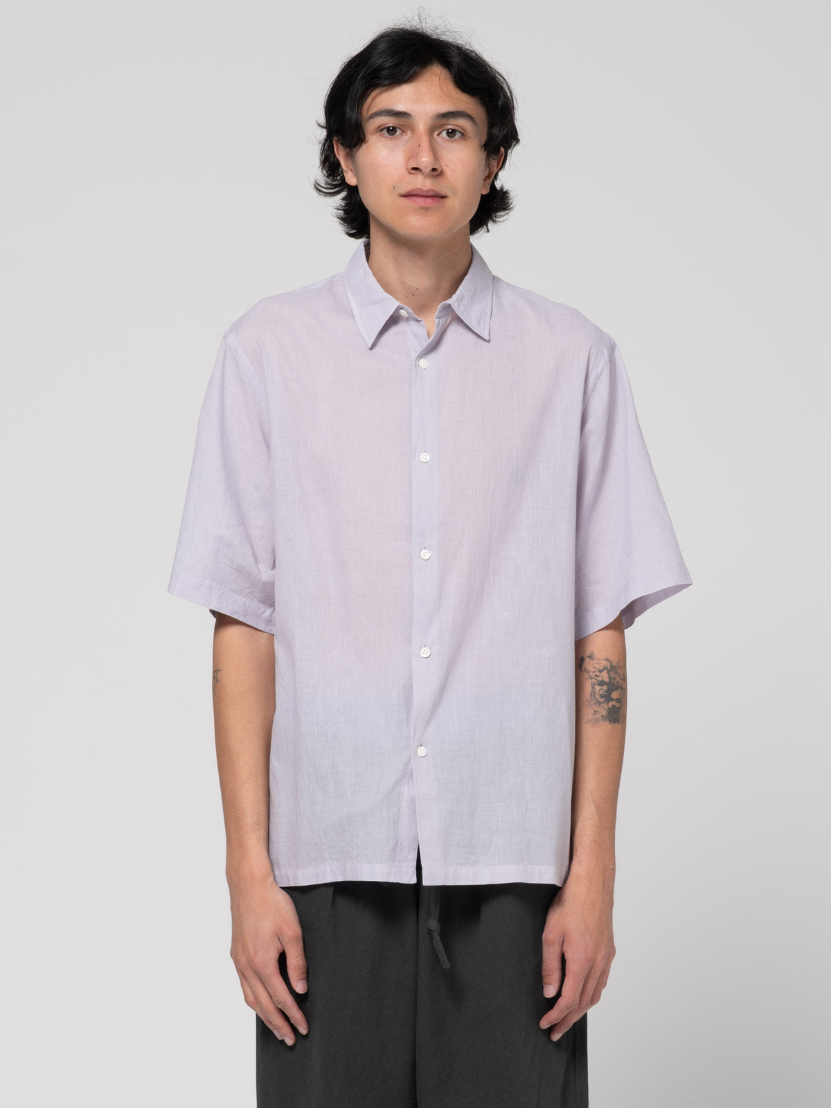 Chemise Manches Courtes Légère, Lavender