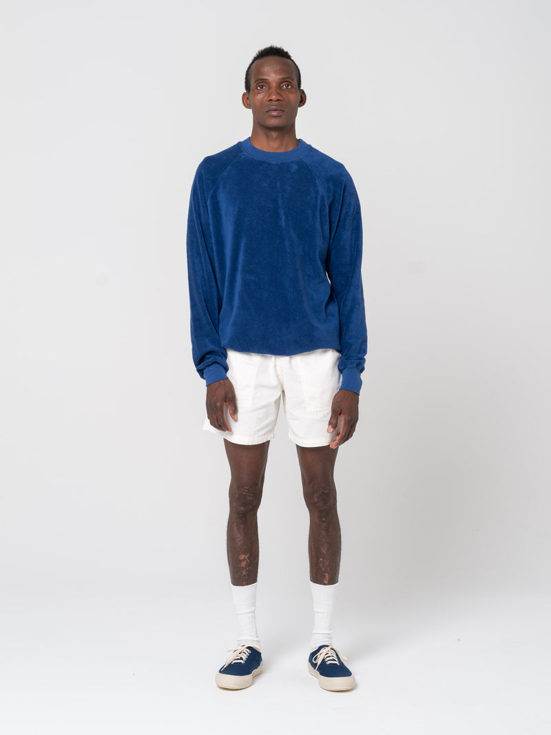 Sweatshirt en Éponge, Bleu