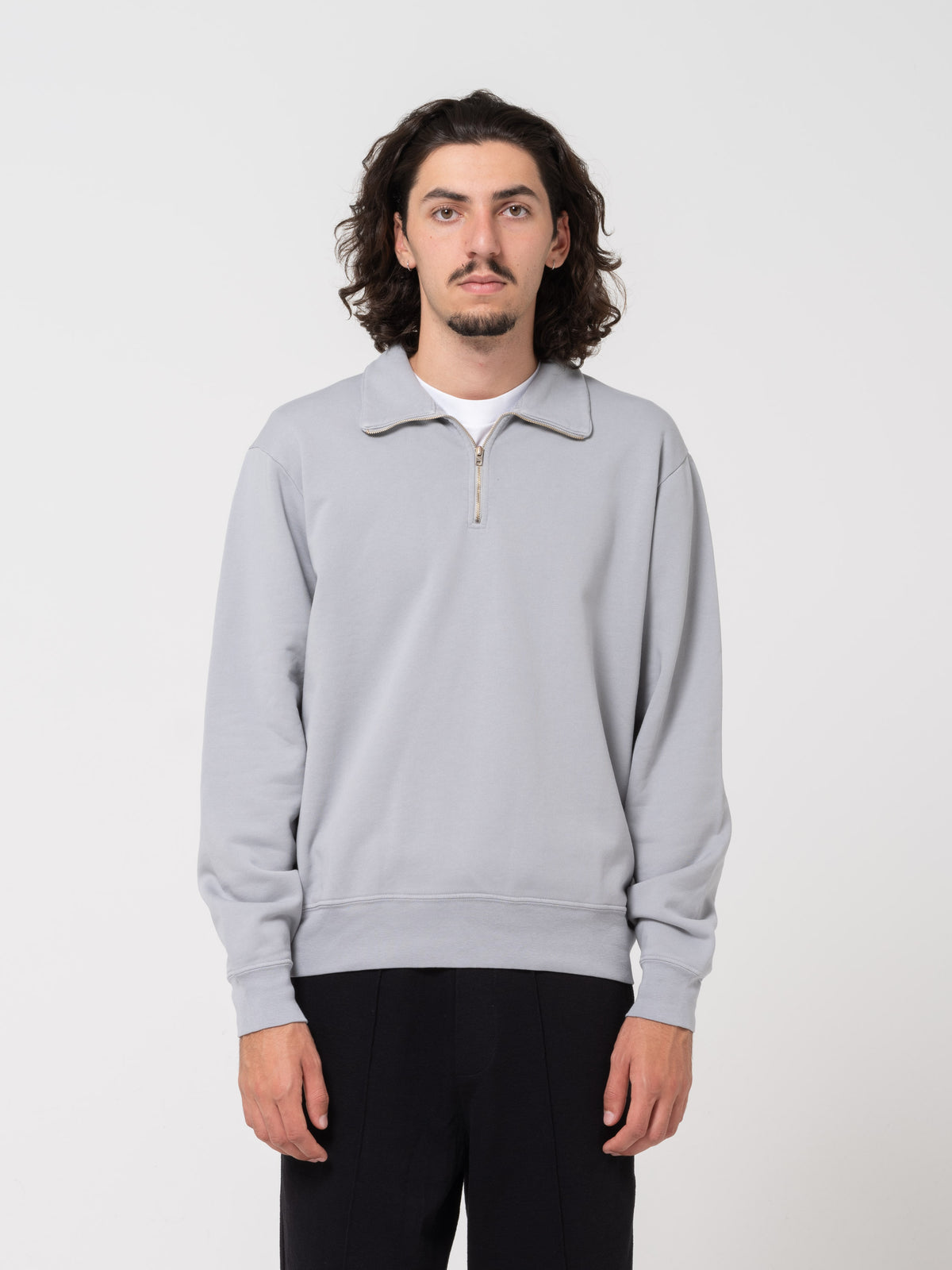 Sweatshirt Quarter-Zip, Brume